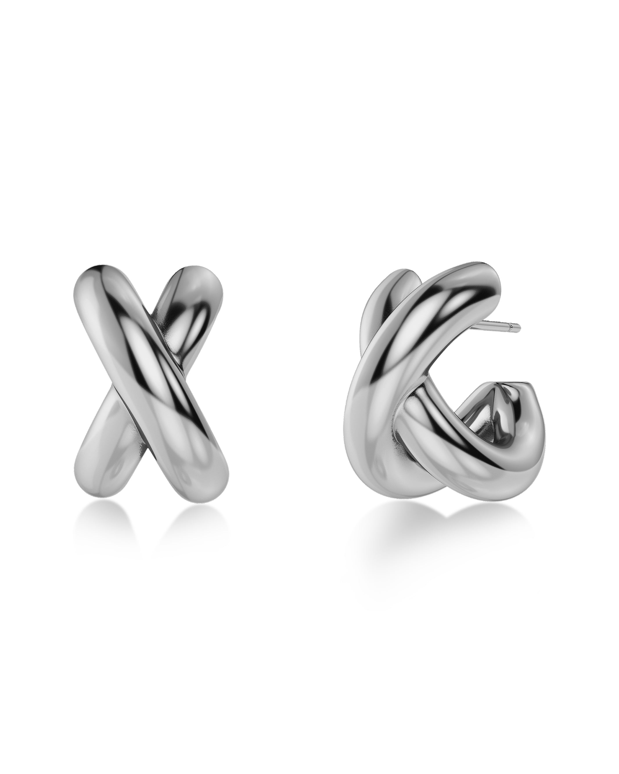 Alexa Hoops L Silver Edblad NZ