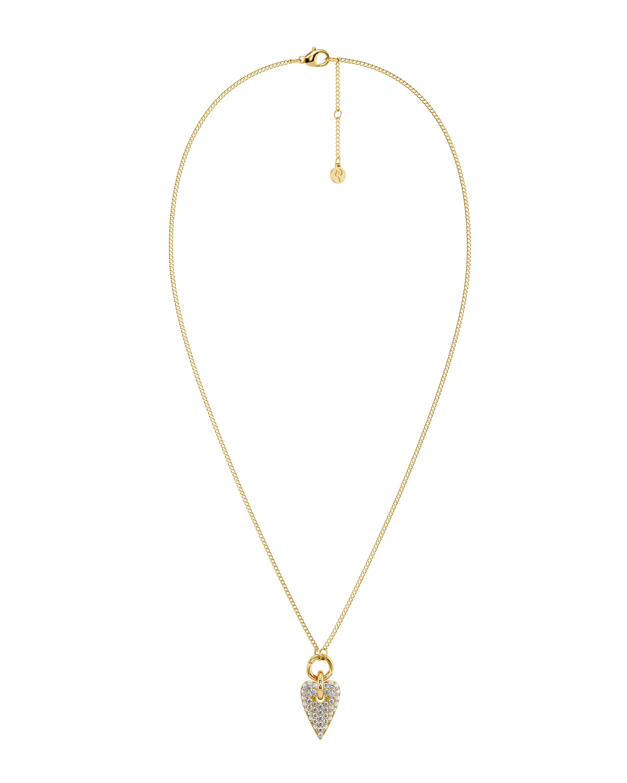 Amore Sparkle Necklace L Gold