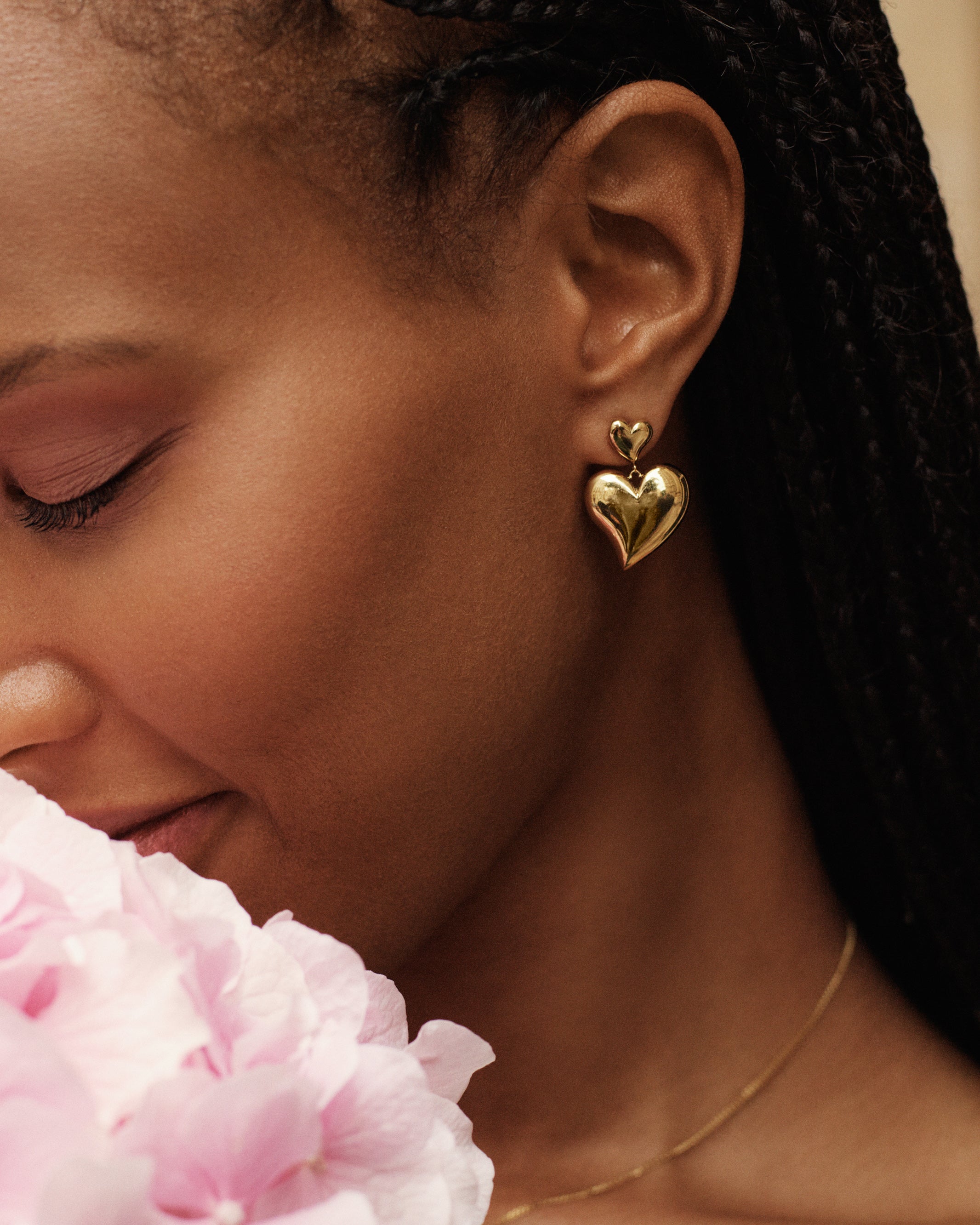 Amorina Earrings Gold EdbladNZ