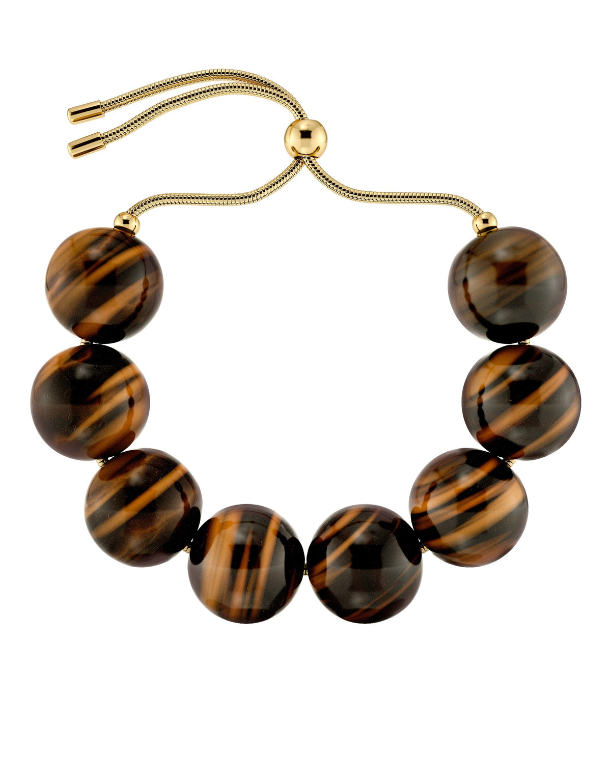 Aura Bracelet Maxi Tiger Eye Gold EdbladNZ