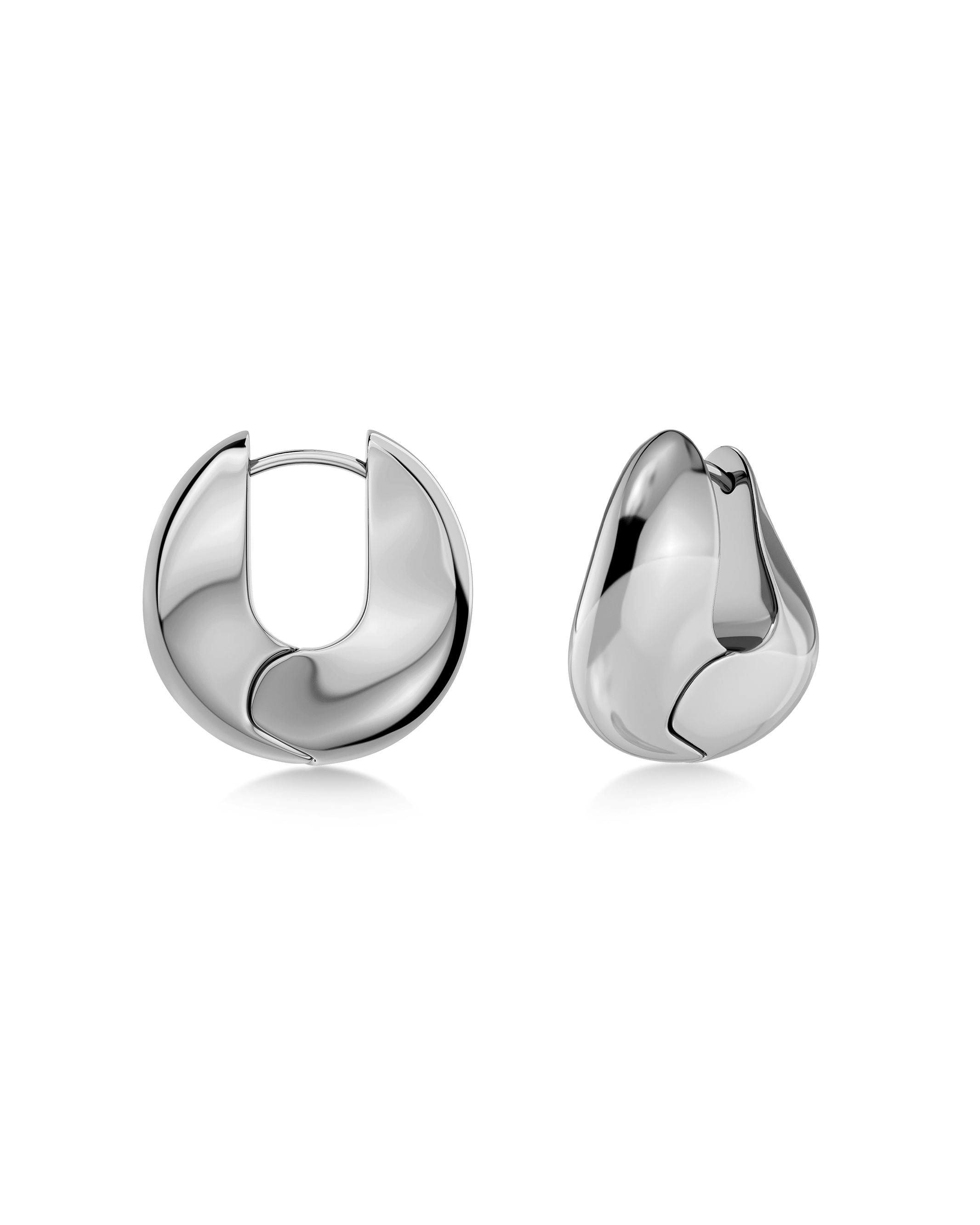 Azura Hoops L Silver EdbladNZ