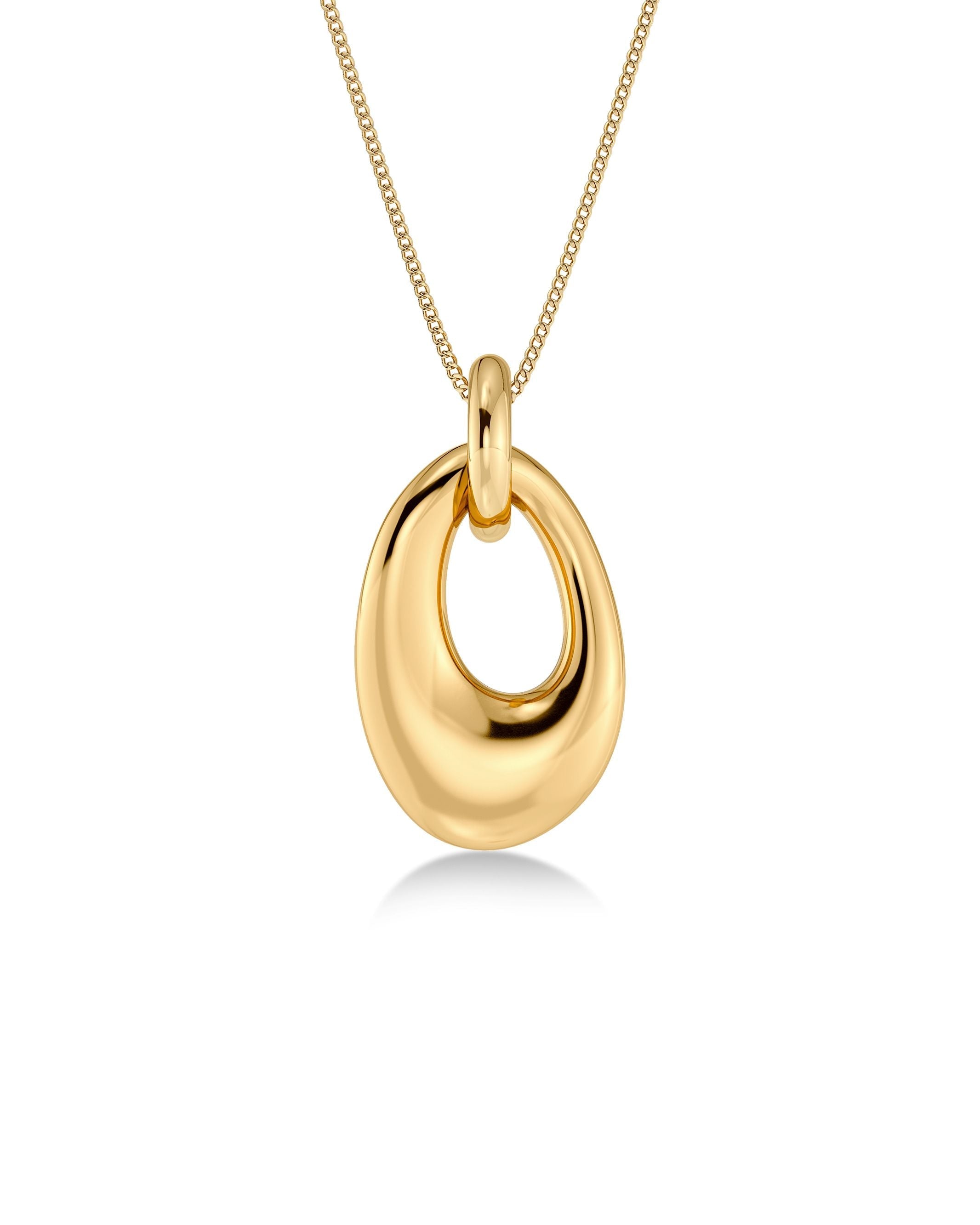 Azura Necklace L Gold EdbladNZ