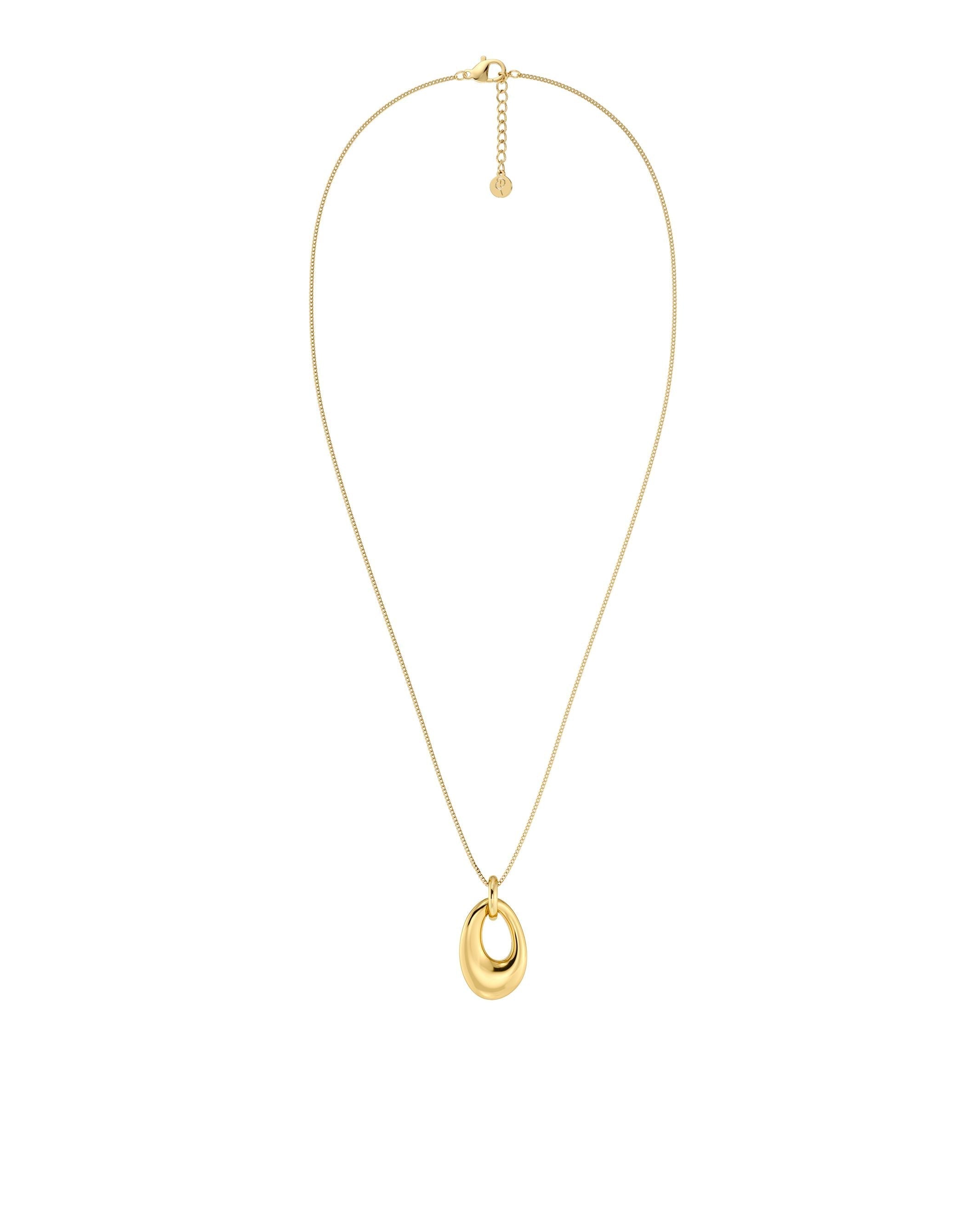 Azura Necklace S Gold EdbladNZ