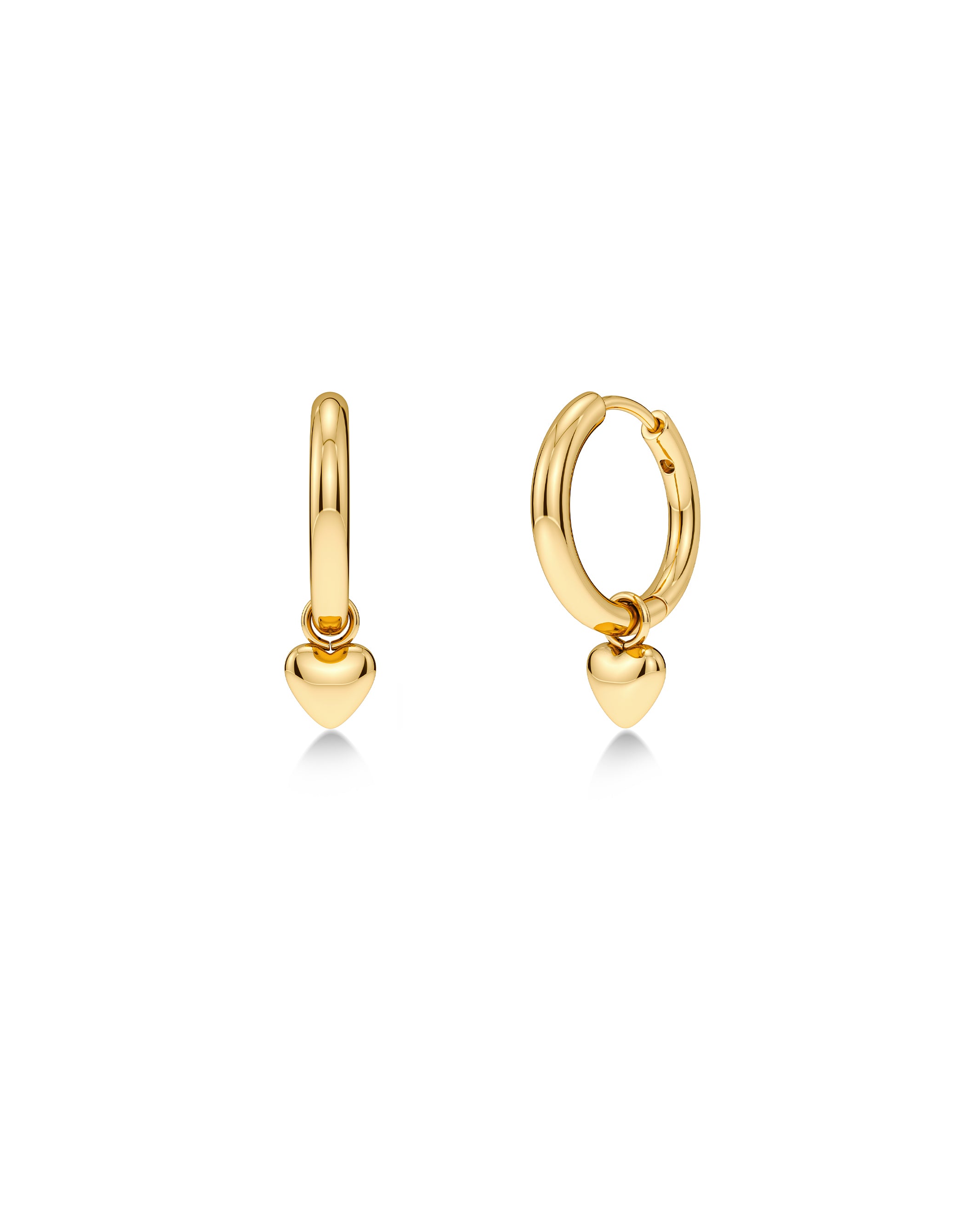 Barley Petite Hoops Gold