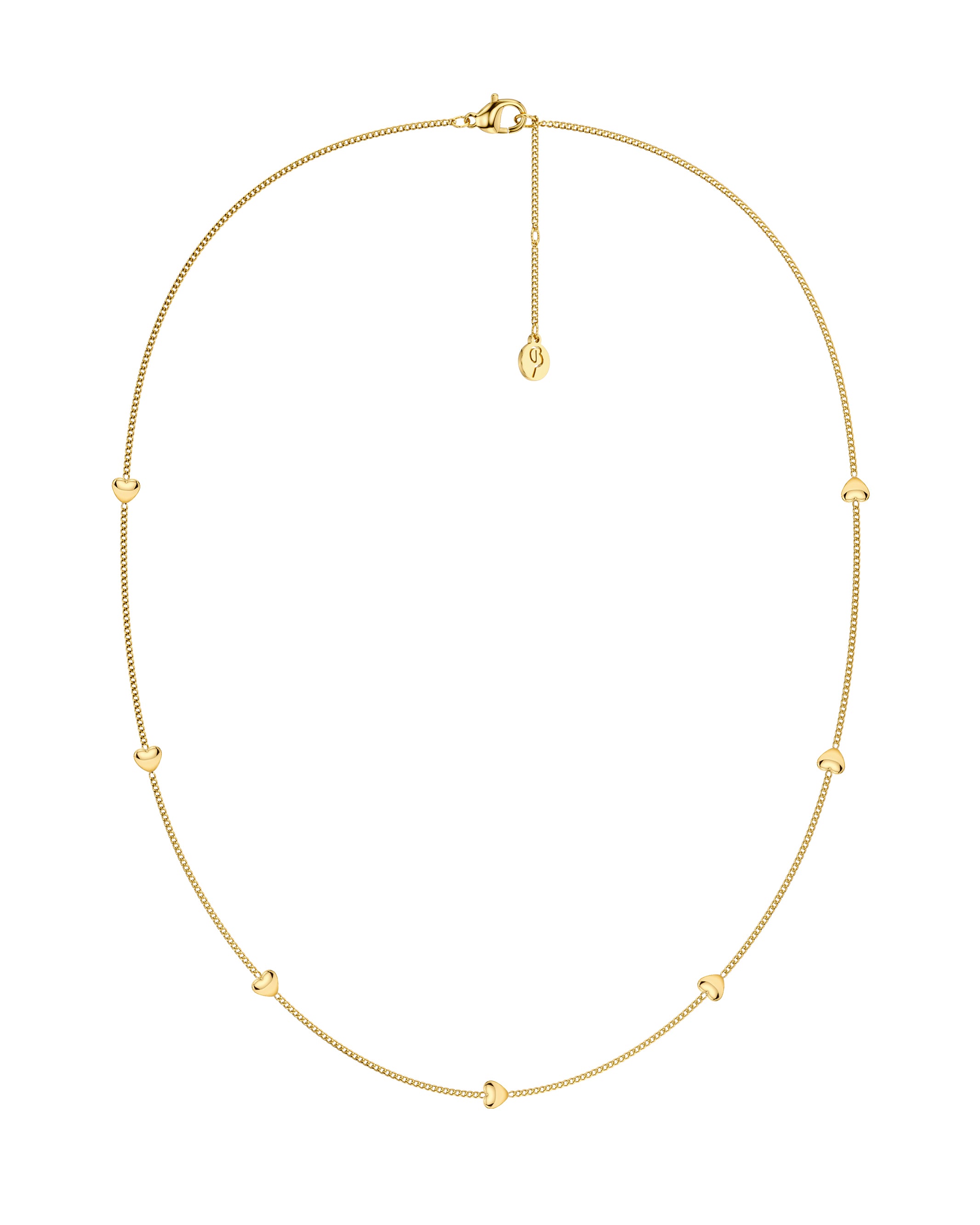 Barley Petite Necklace Multi Gold
