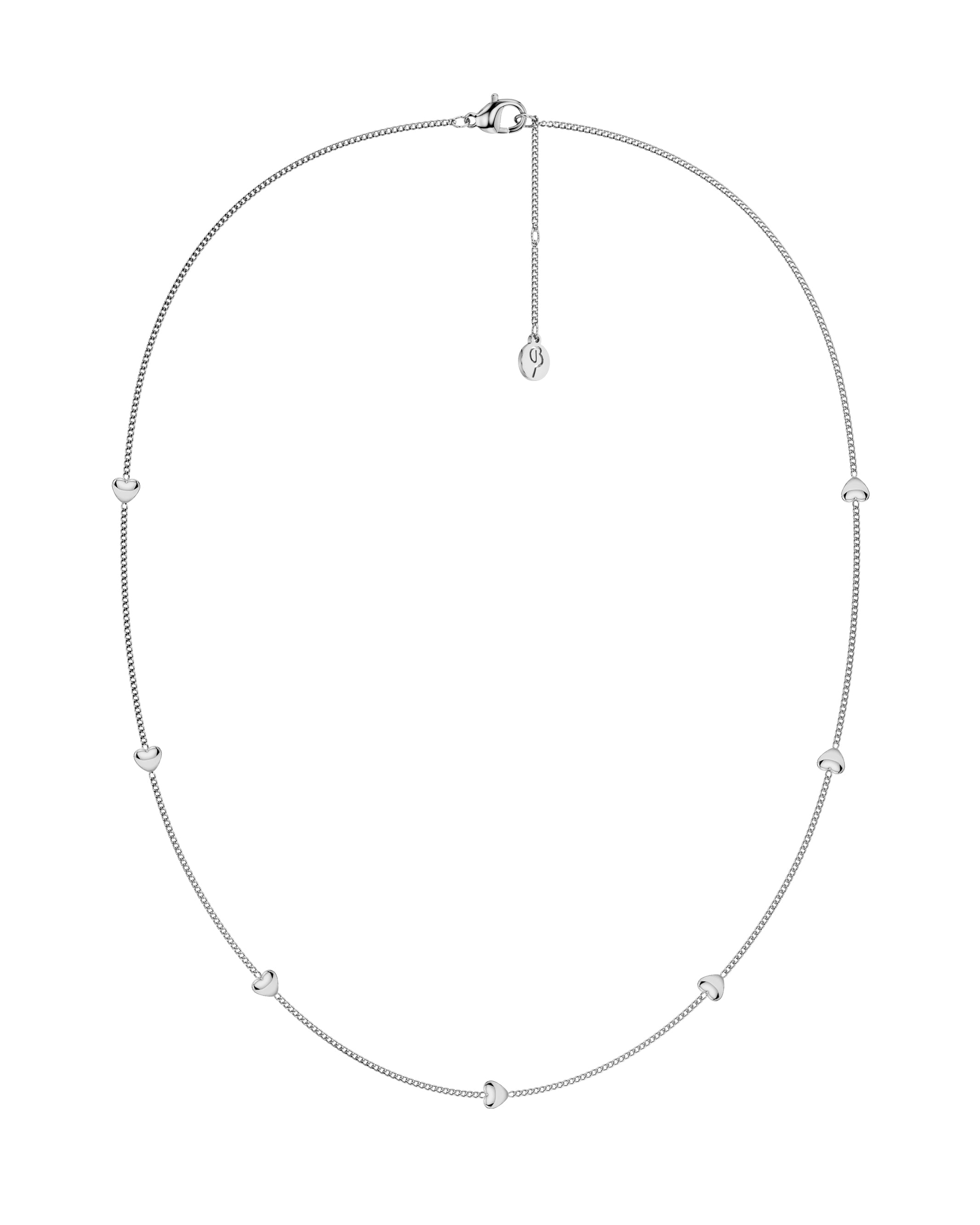 Barley Petite Necklace Multi Silver