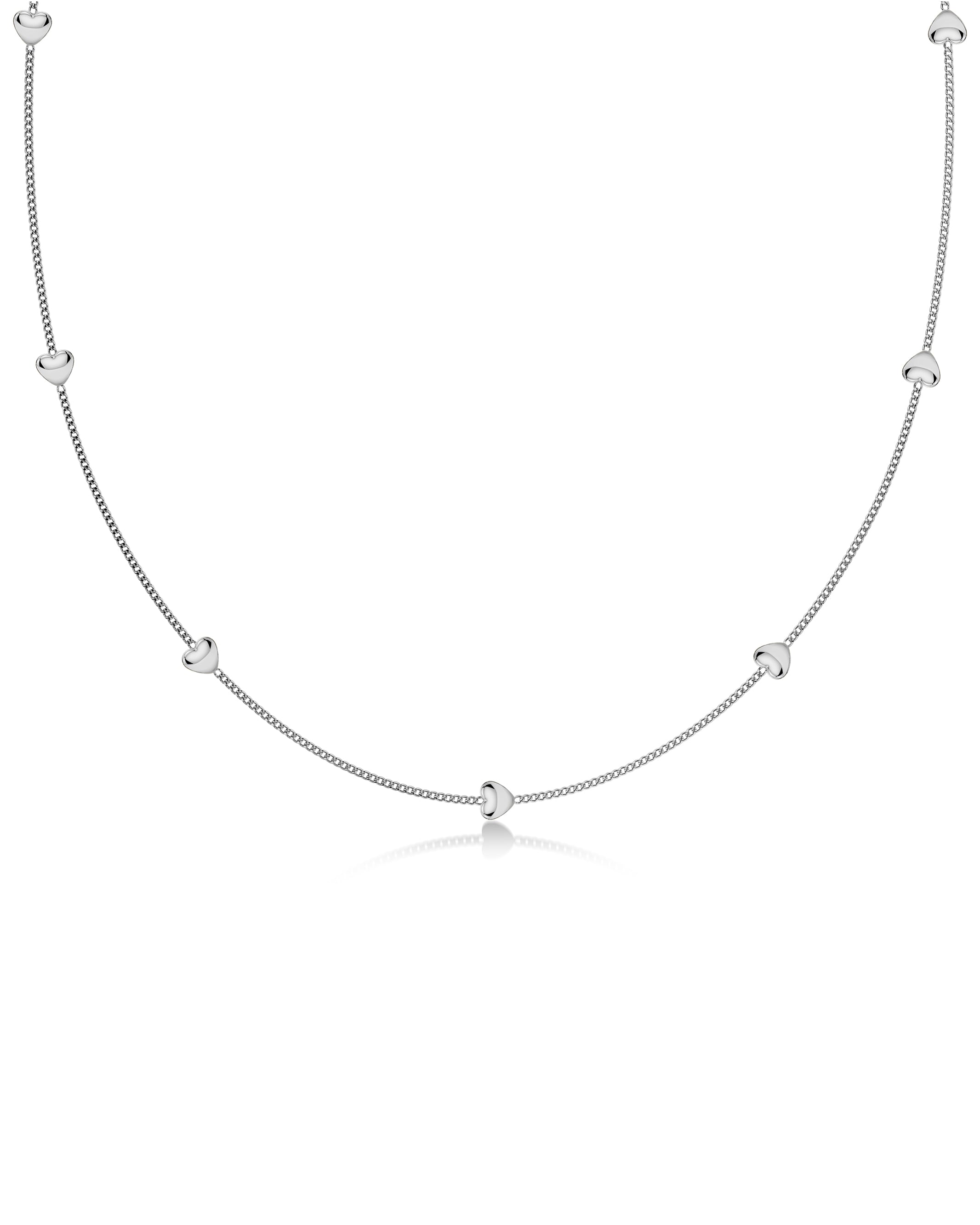Barley Petite Necklace Multi Silver