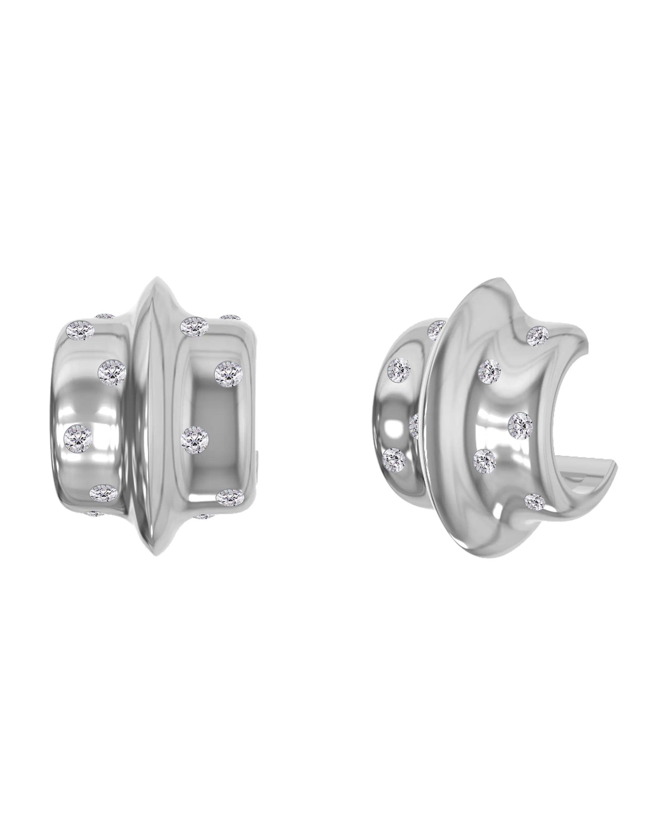 Barre Hoops L Silver Edblad