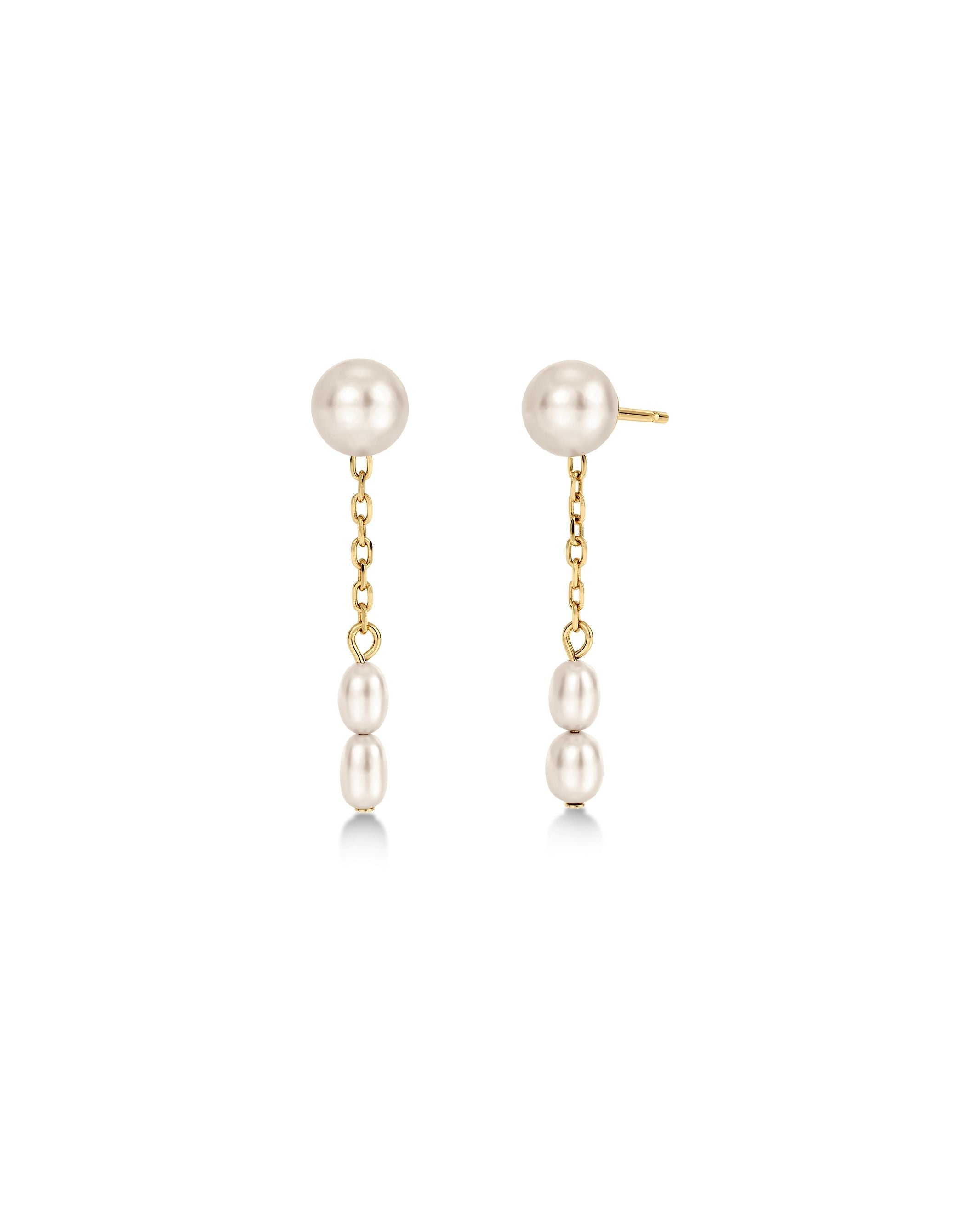 Breeze Earrings Gold Edblad NZ