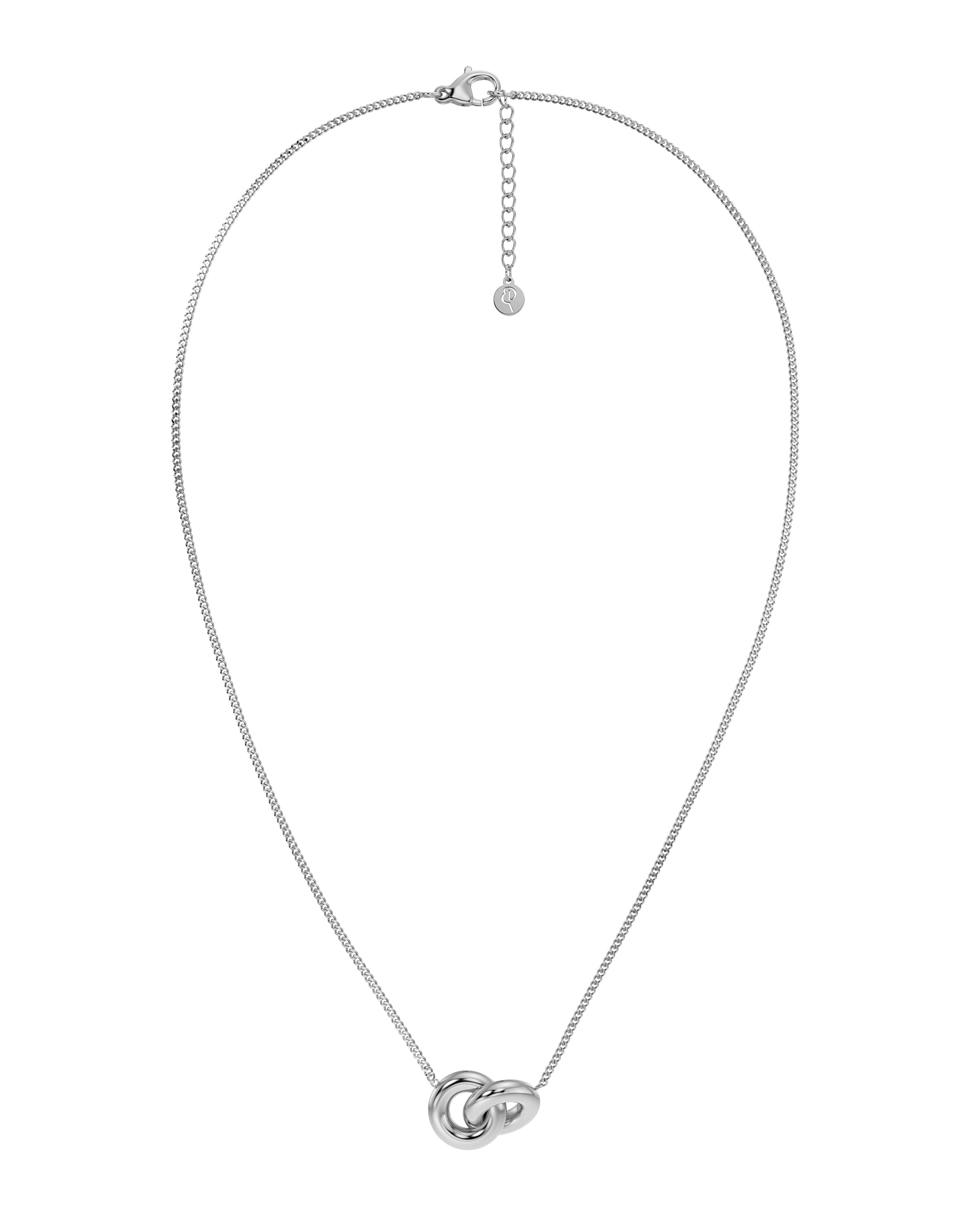 Chunky Eternal Silver Necklace