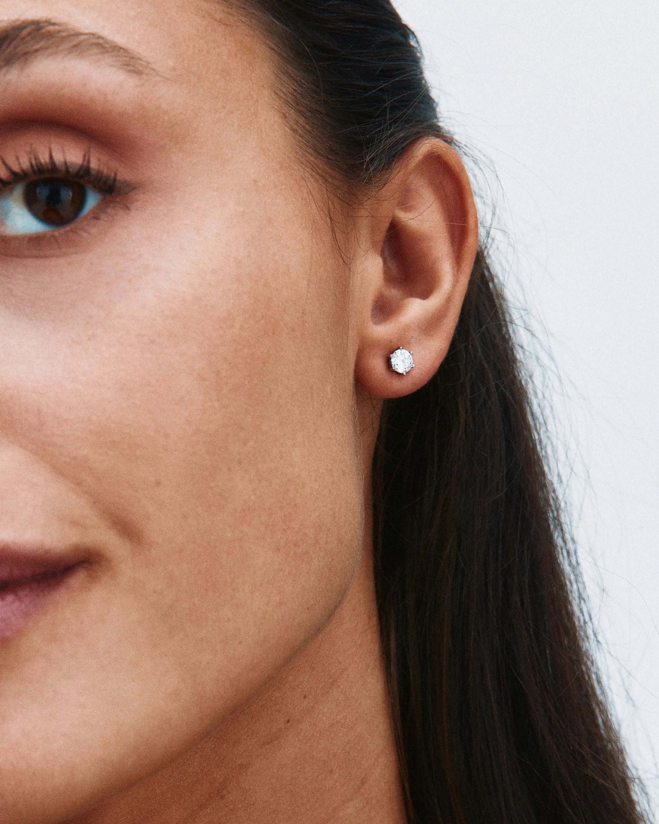 Crown Studs Silver Edblad