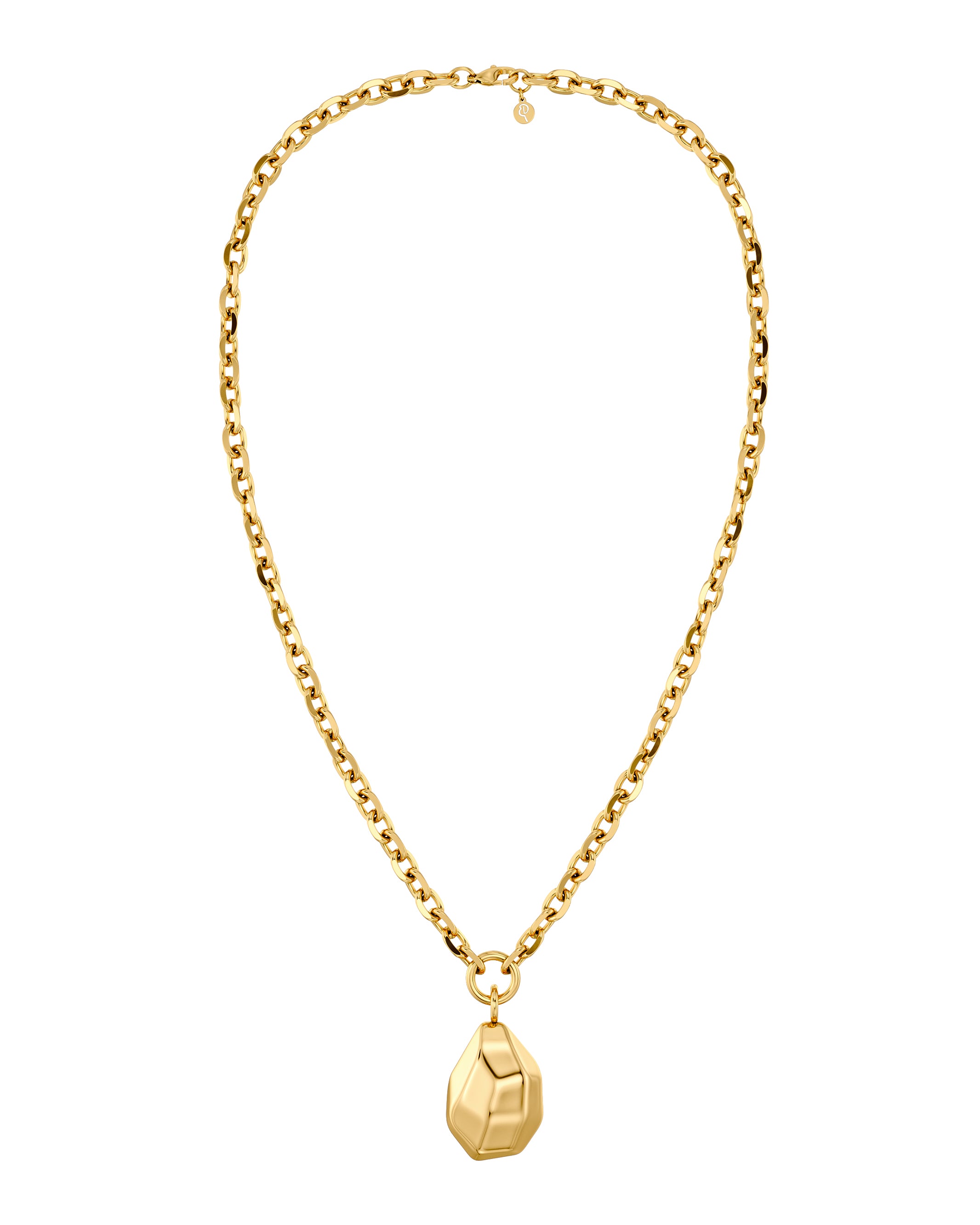 Crystalite Necklace L Gold