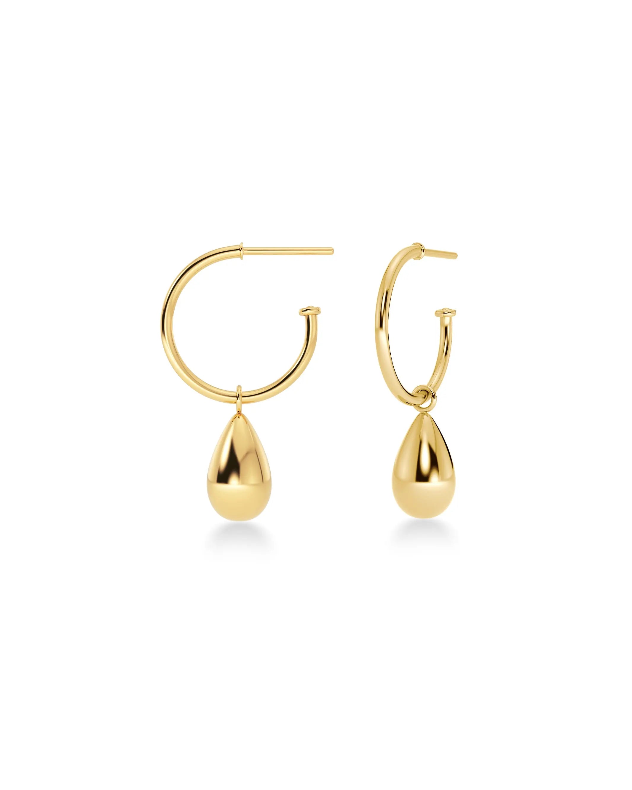 Drop Mini Earrings Gold Edblad