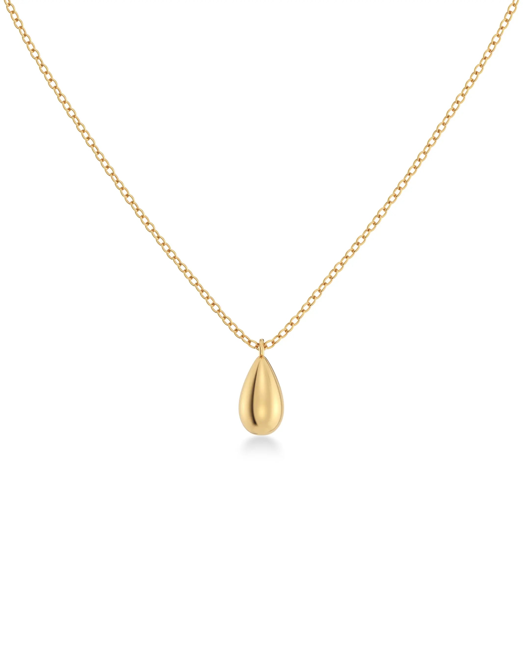 Drop Mini Necklace Gold Edblad
