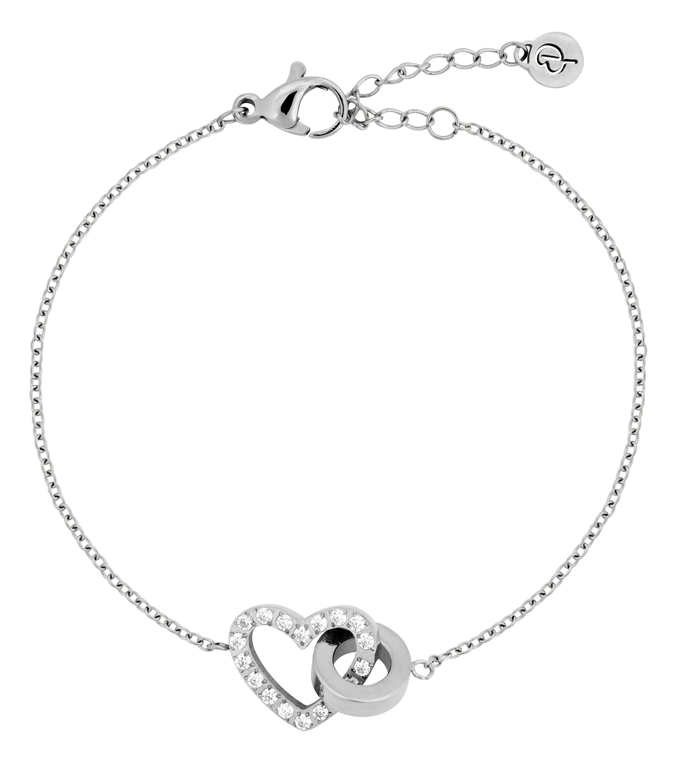 Eternal Heart Silver Bracelet