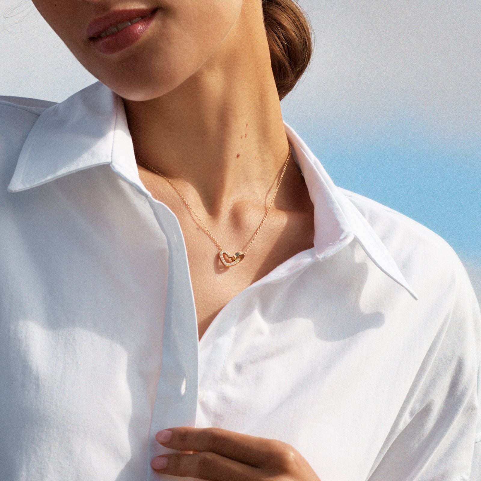 Eternal Heart Gold Necklace