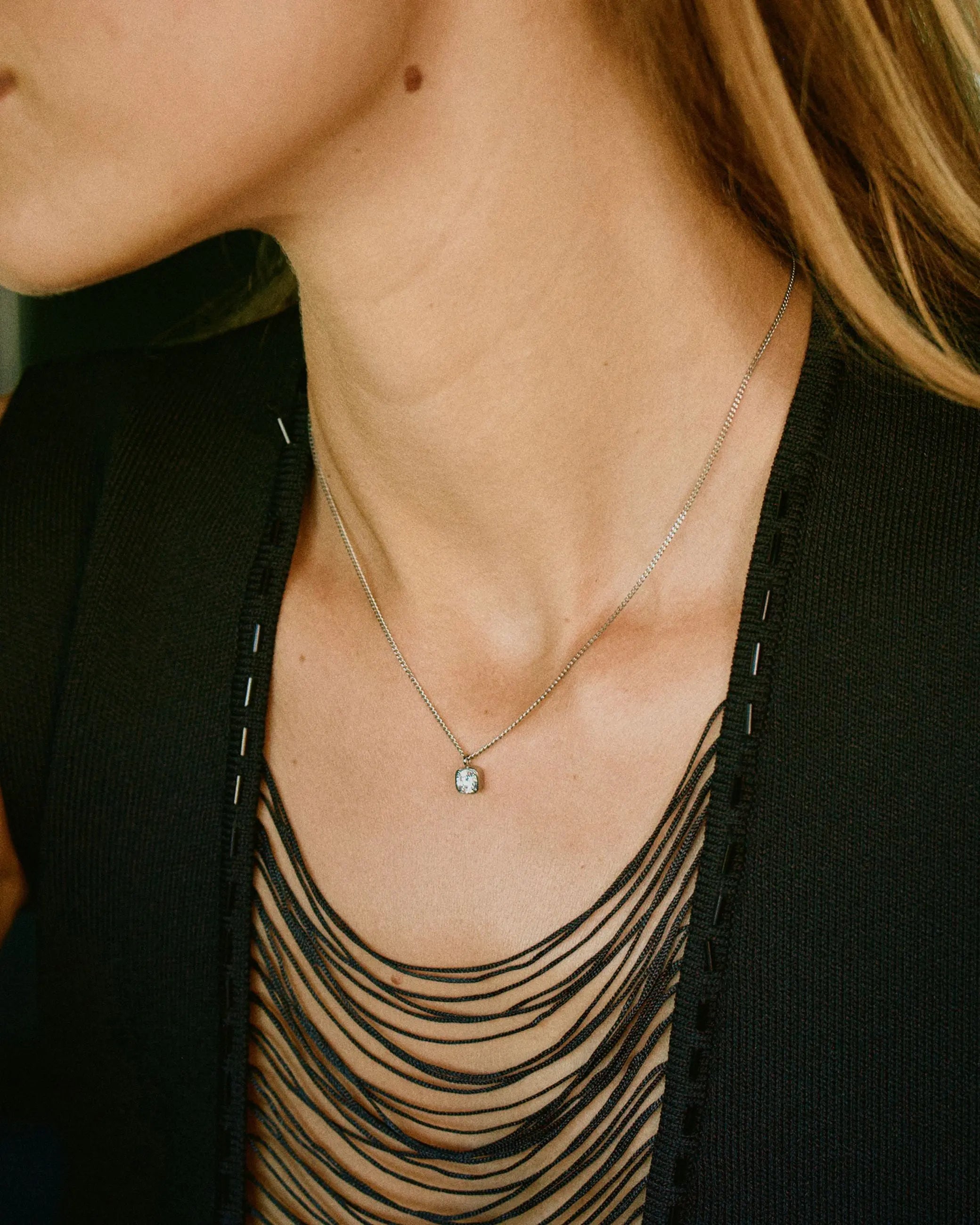 Gemma Necklace Steel Edblad NZ