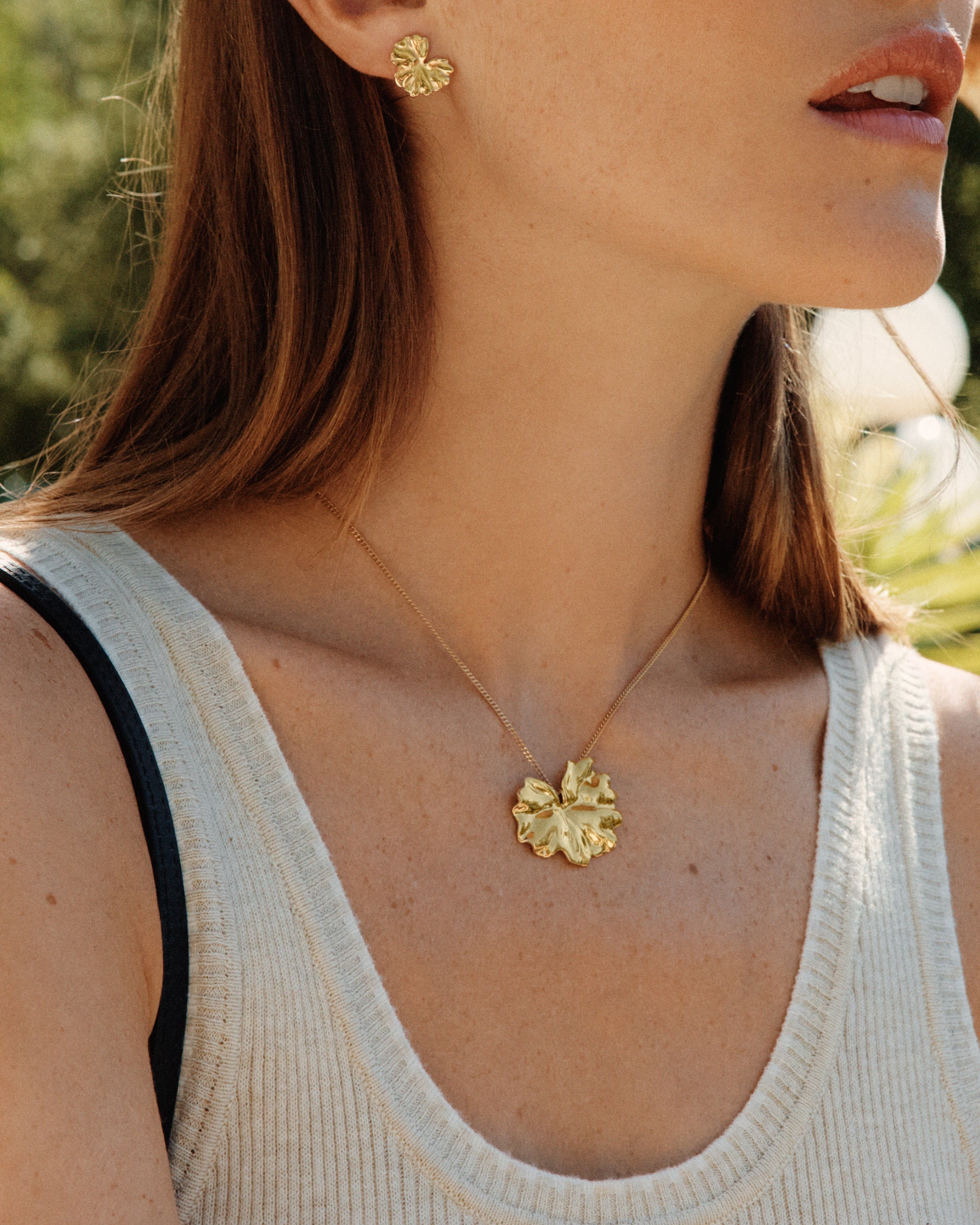 Gerana Necklace L Gold Edblad NZ