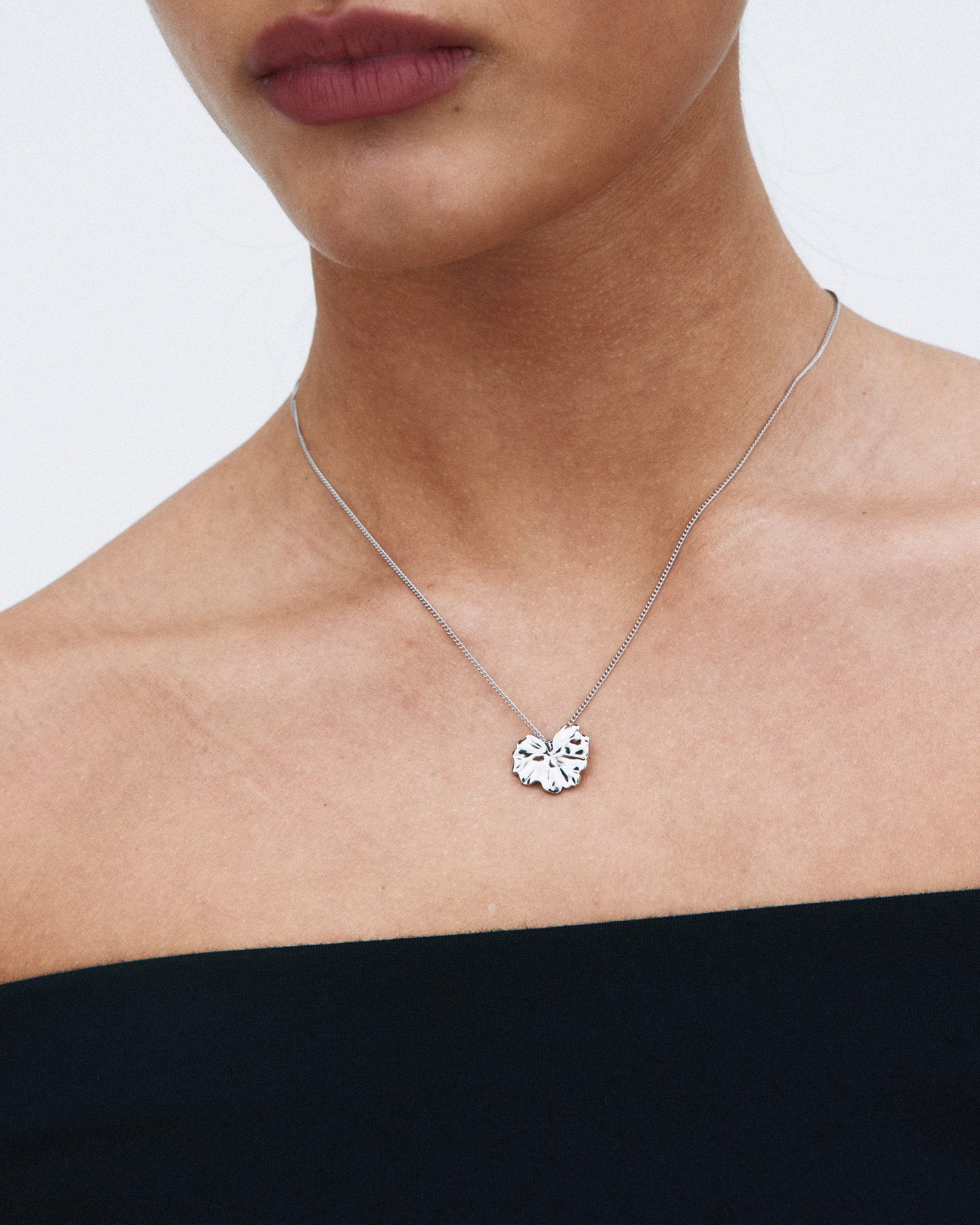 Gerana Necklace S Silver Edblad NZ