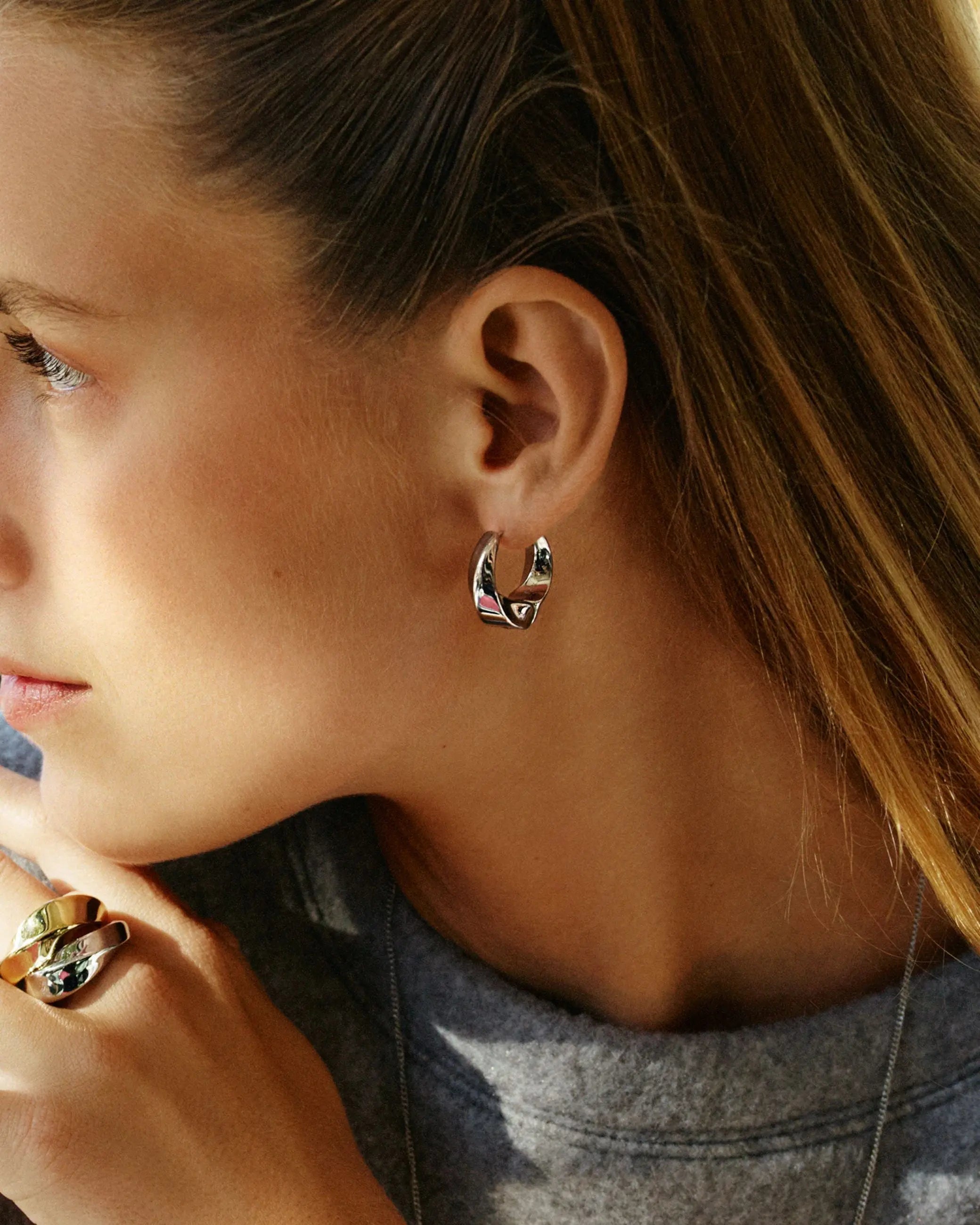Helix Hoops L Steel Edblad NZ