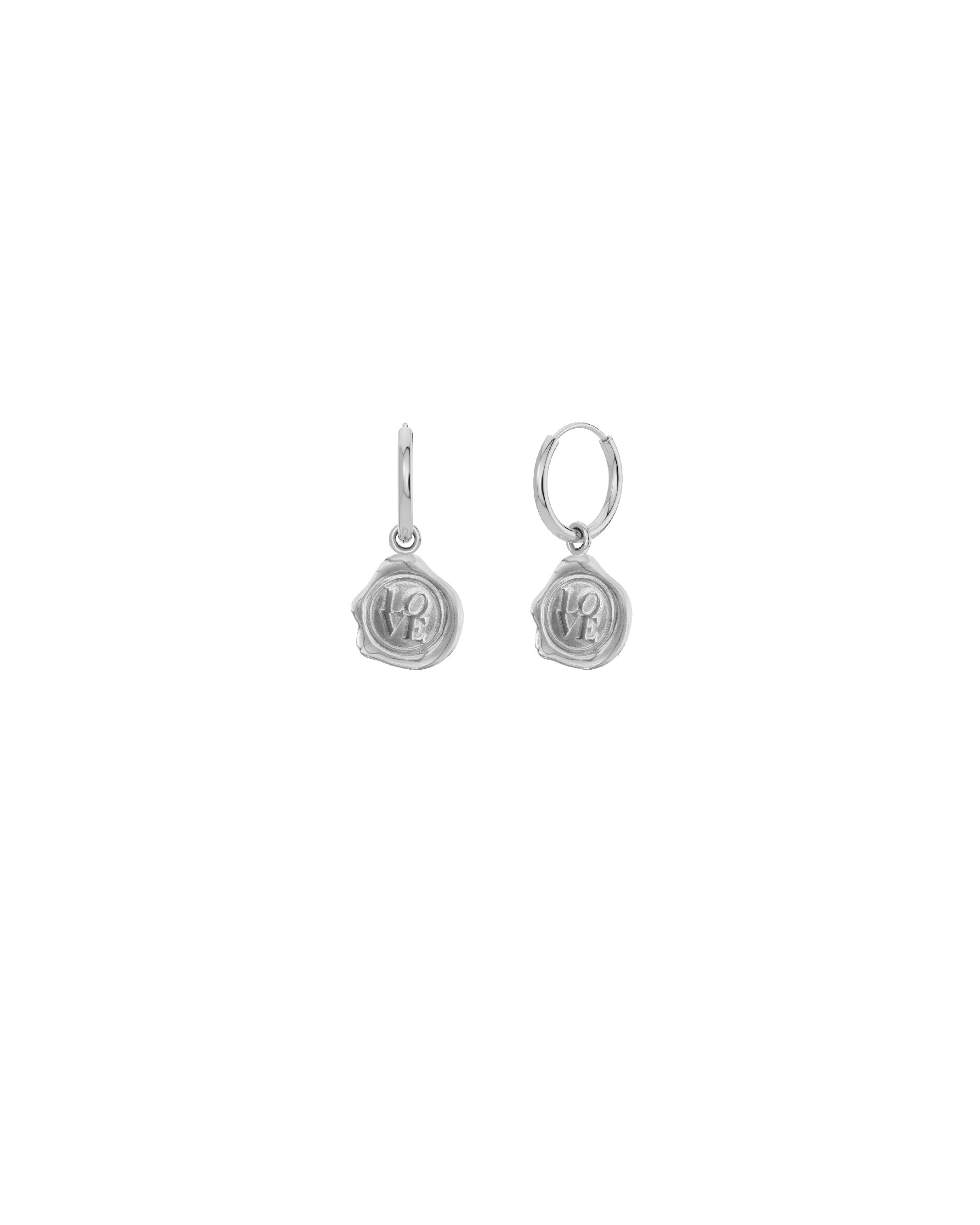 Holly Silver Hoop Earrings