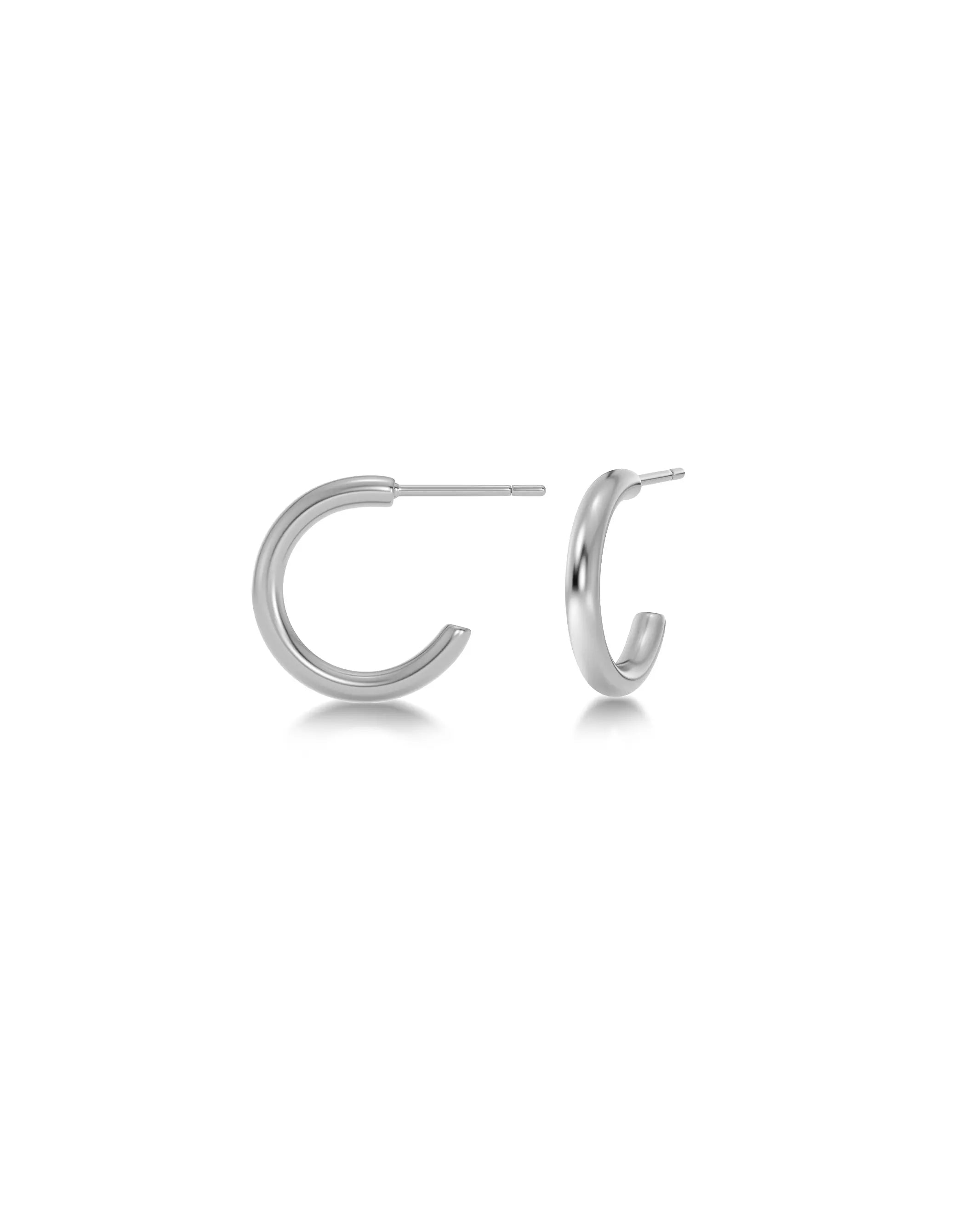 Hoops Earrings Silver Small Edblad