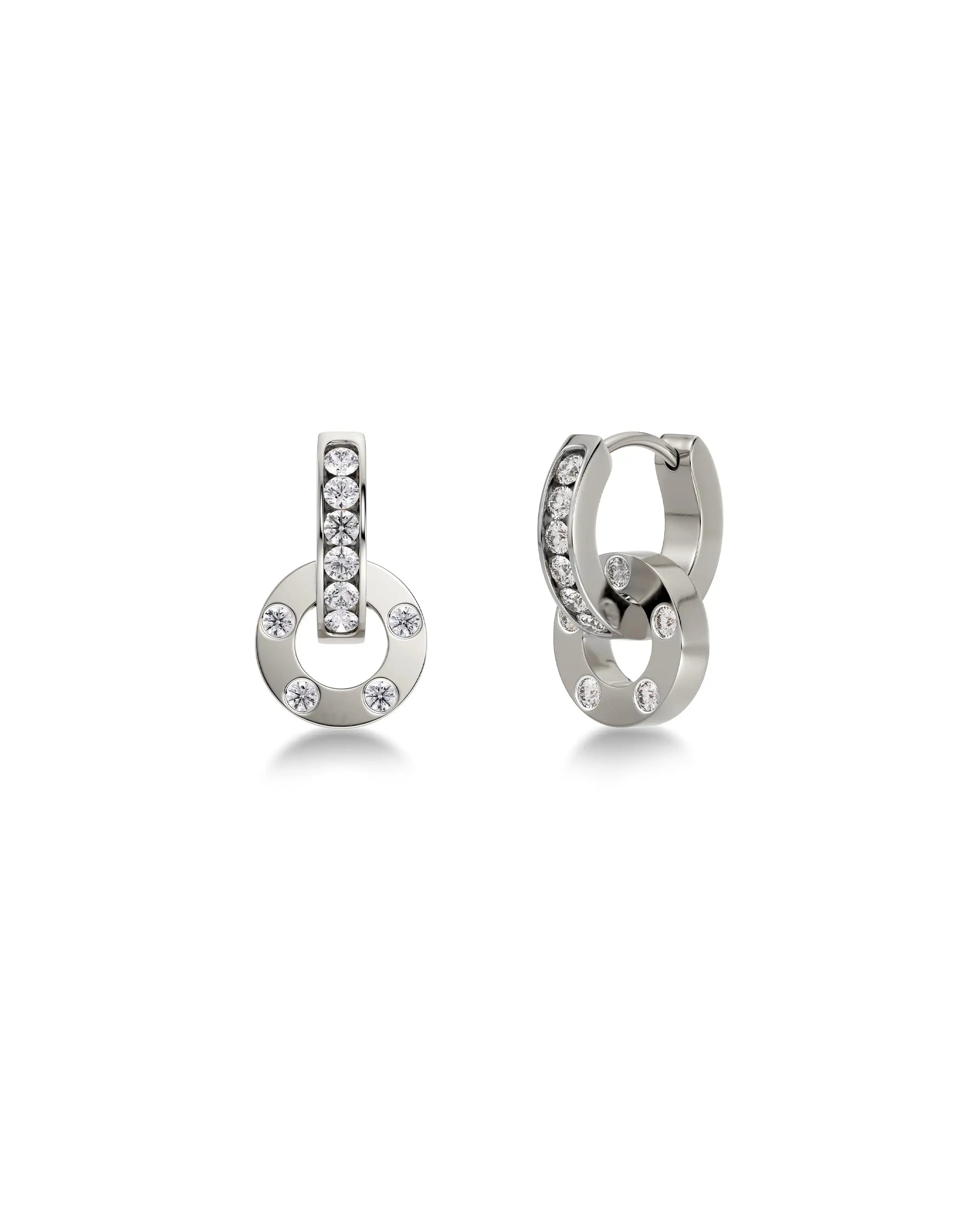 Ida Orbit Earrings Silver Edblad