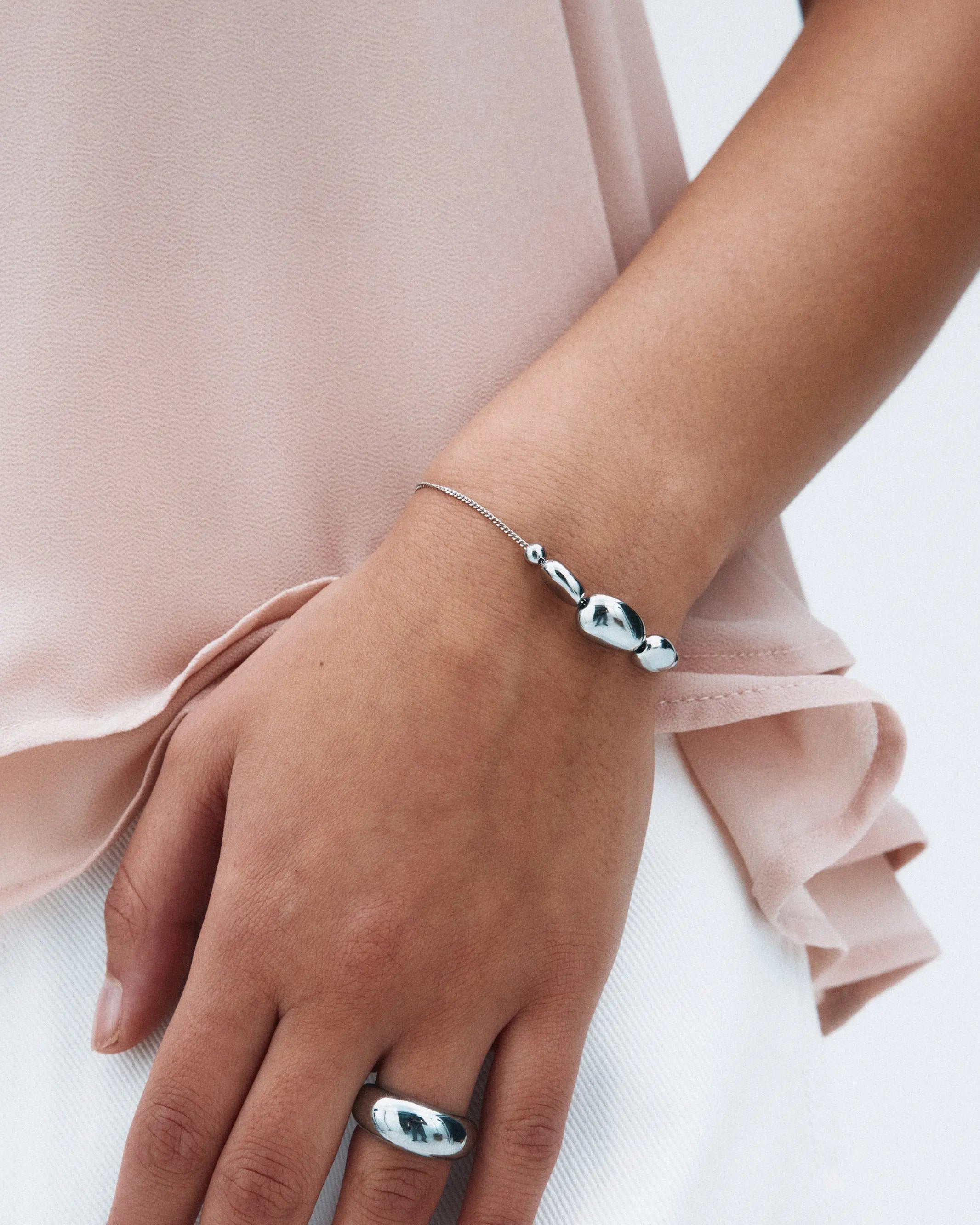 Leora Bracelet Silver EdbladNZ