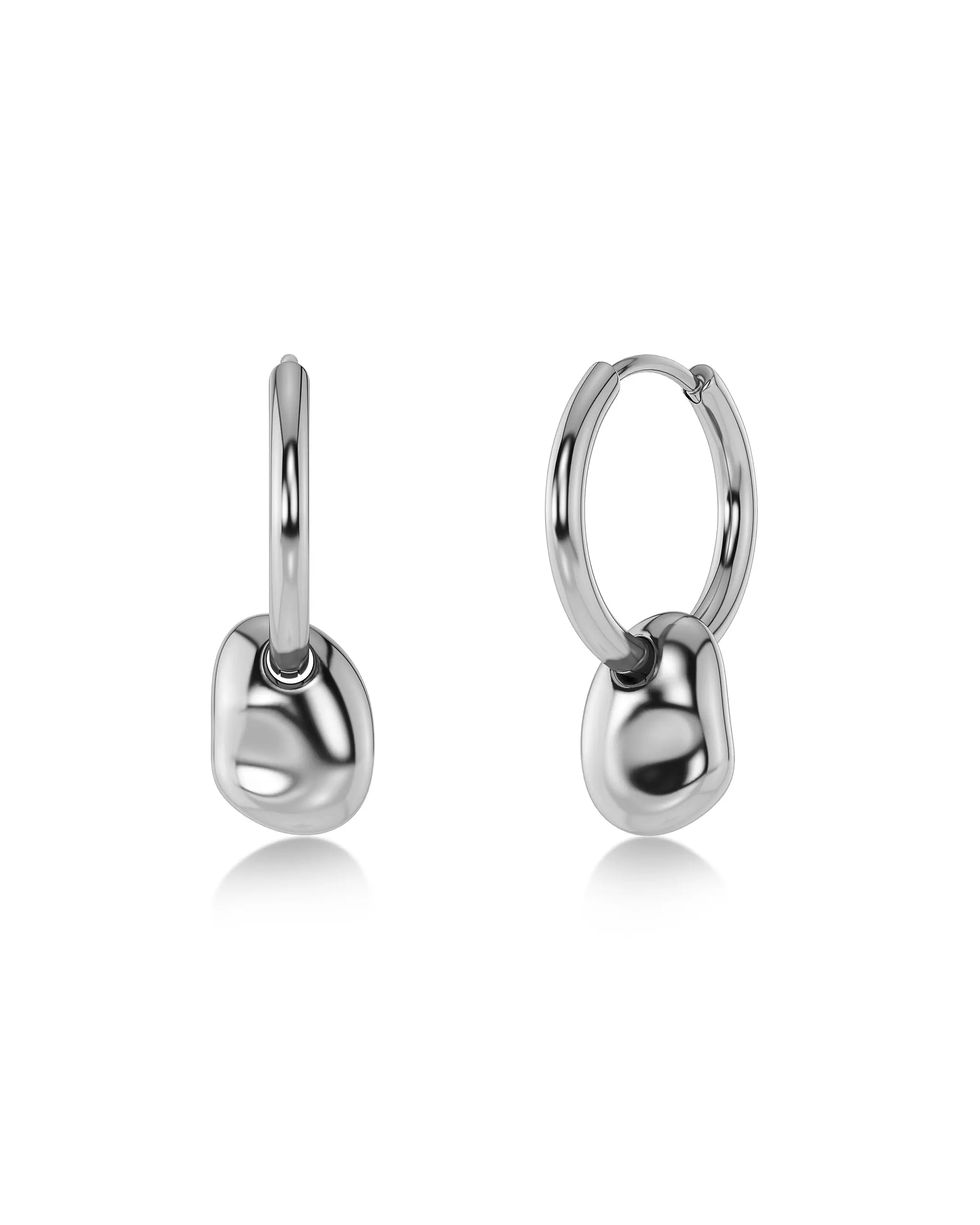 Leora Hoops Silver EdbladNZ