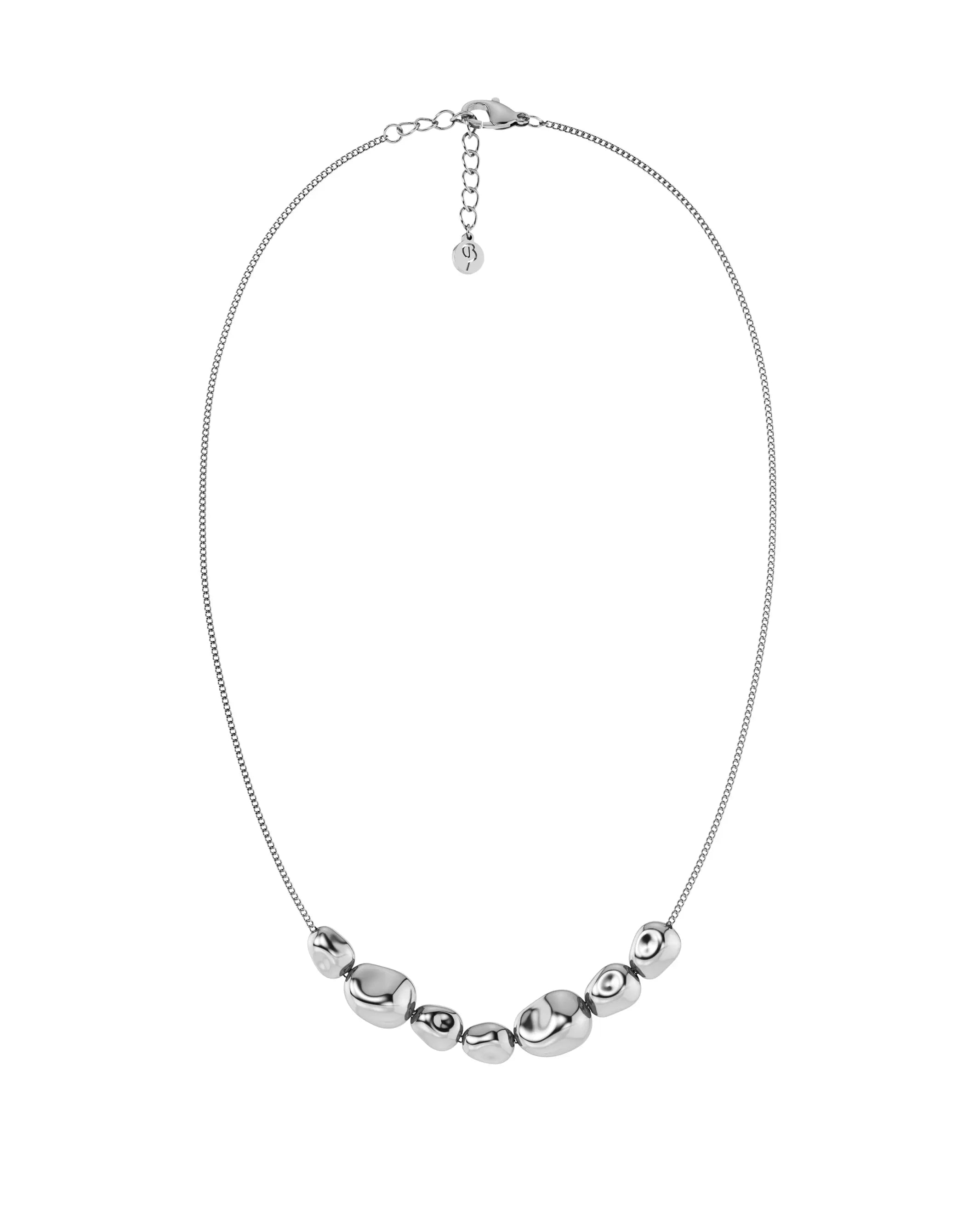 Leora Necklace Multi S Silver EdbladNZ