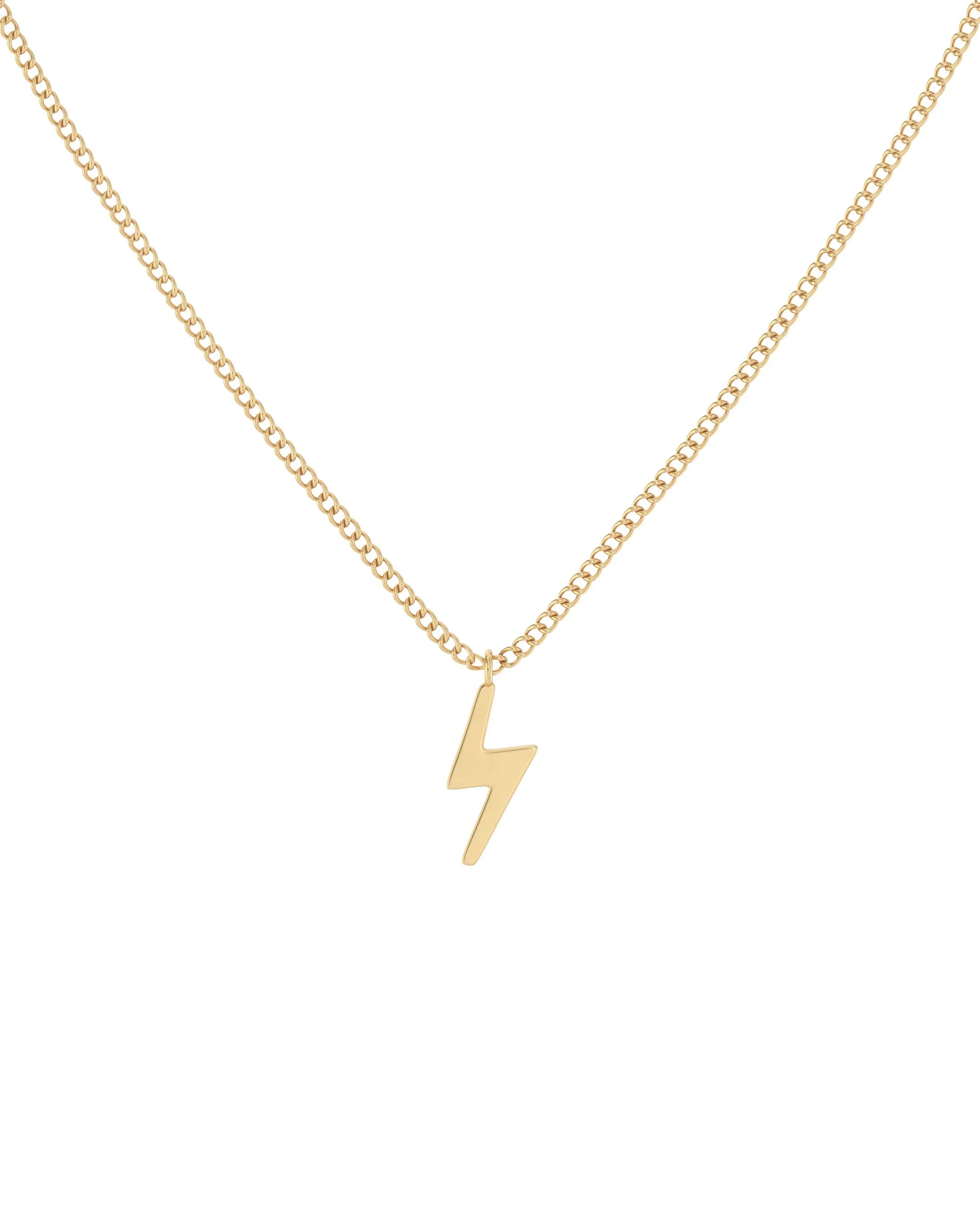 Lightning Necklace Gold Edblad