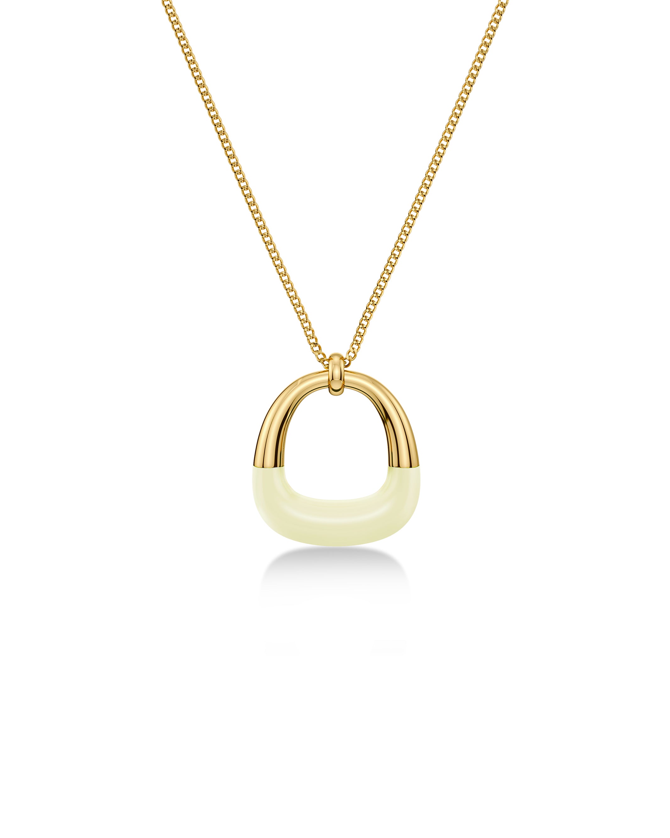 Lore Necklace Offwhite Gold