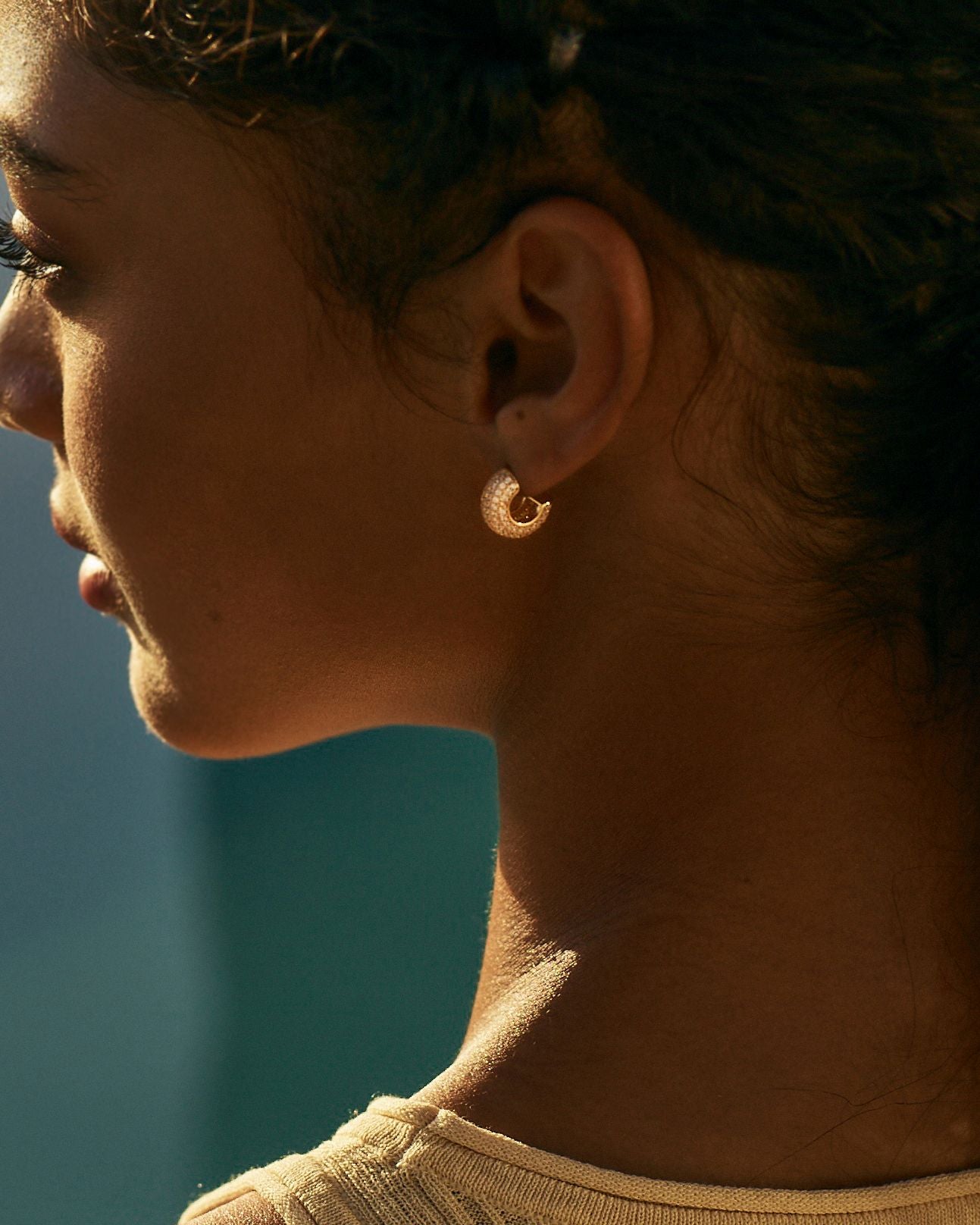 Luxe Gold Creole Earrings