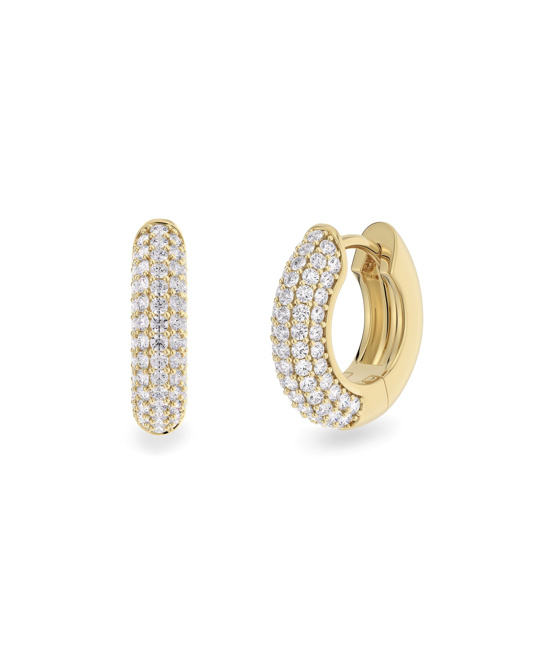Luxe Gold Hoop Earrings