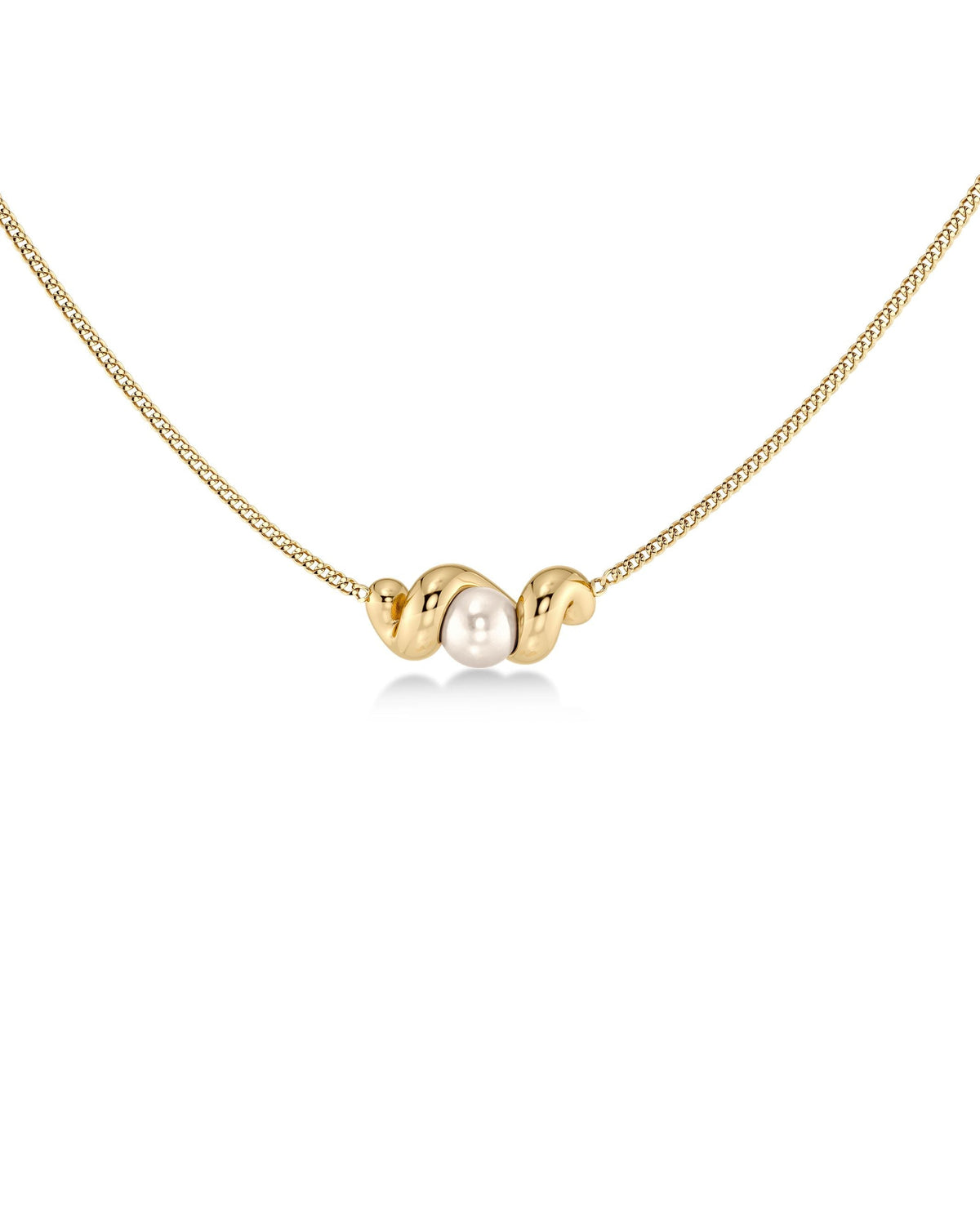 Margot Necklace Gold EdbladNZ
