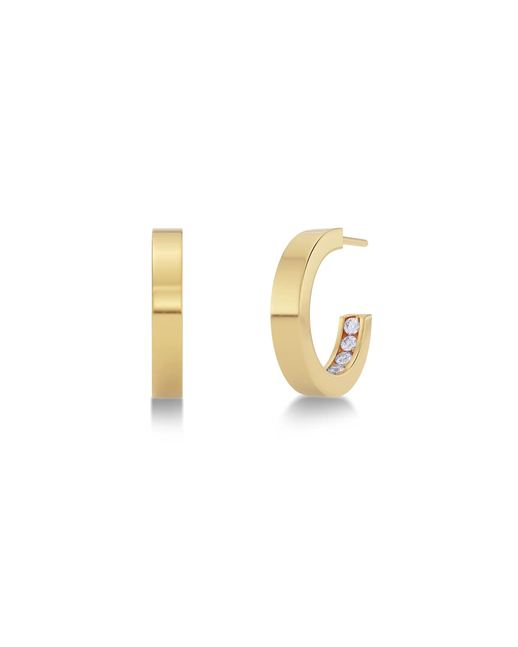 Monaco Earrings Mini Gold Edblad