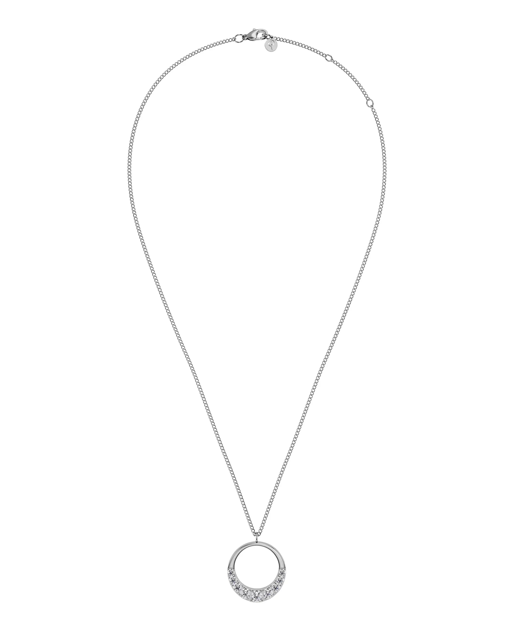 Monarch Necklace L Silver EdbladNZ