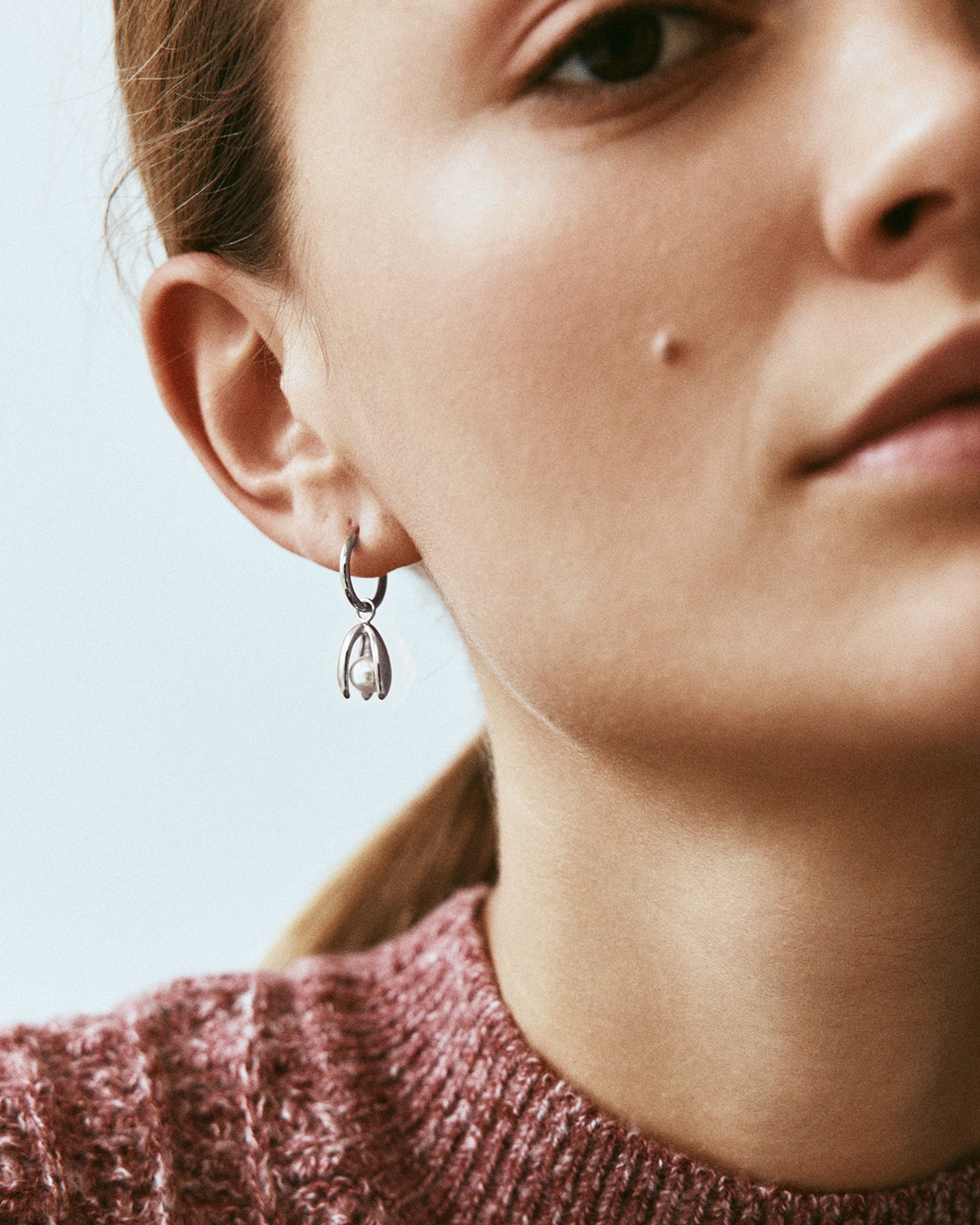 Moonrave Hoops L Silver