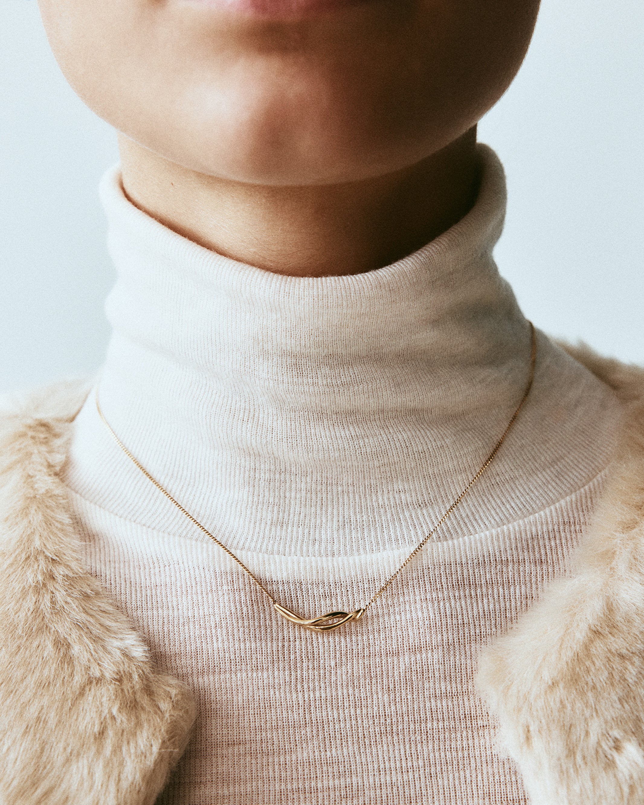 Nouveau Necklace S Gold