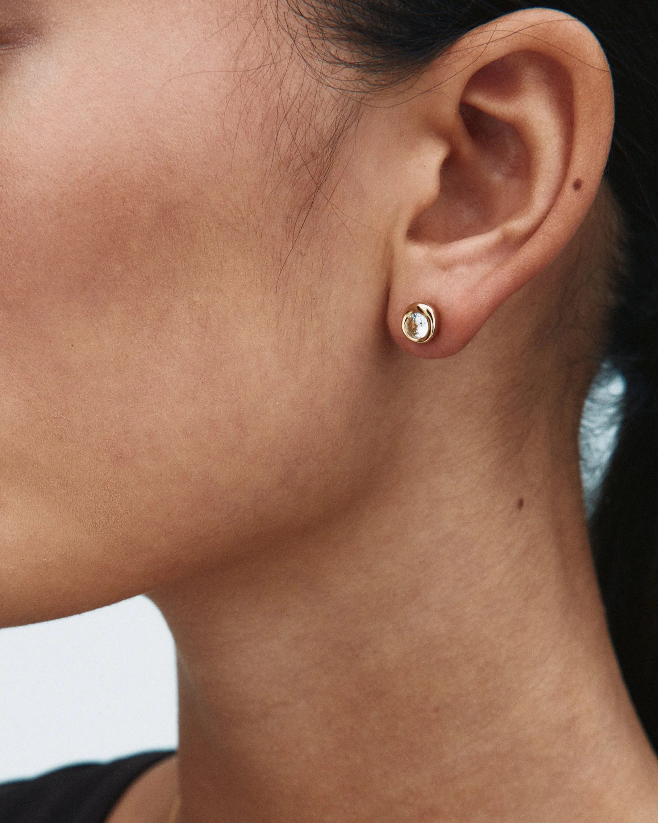 Ocean Gem Studs Silver EdbladNZ