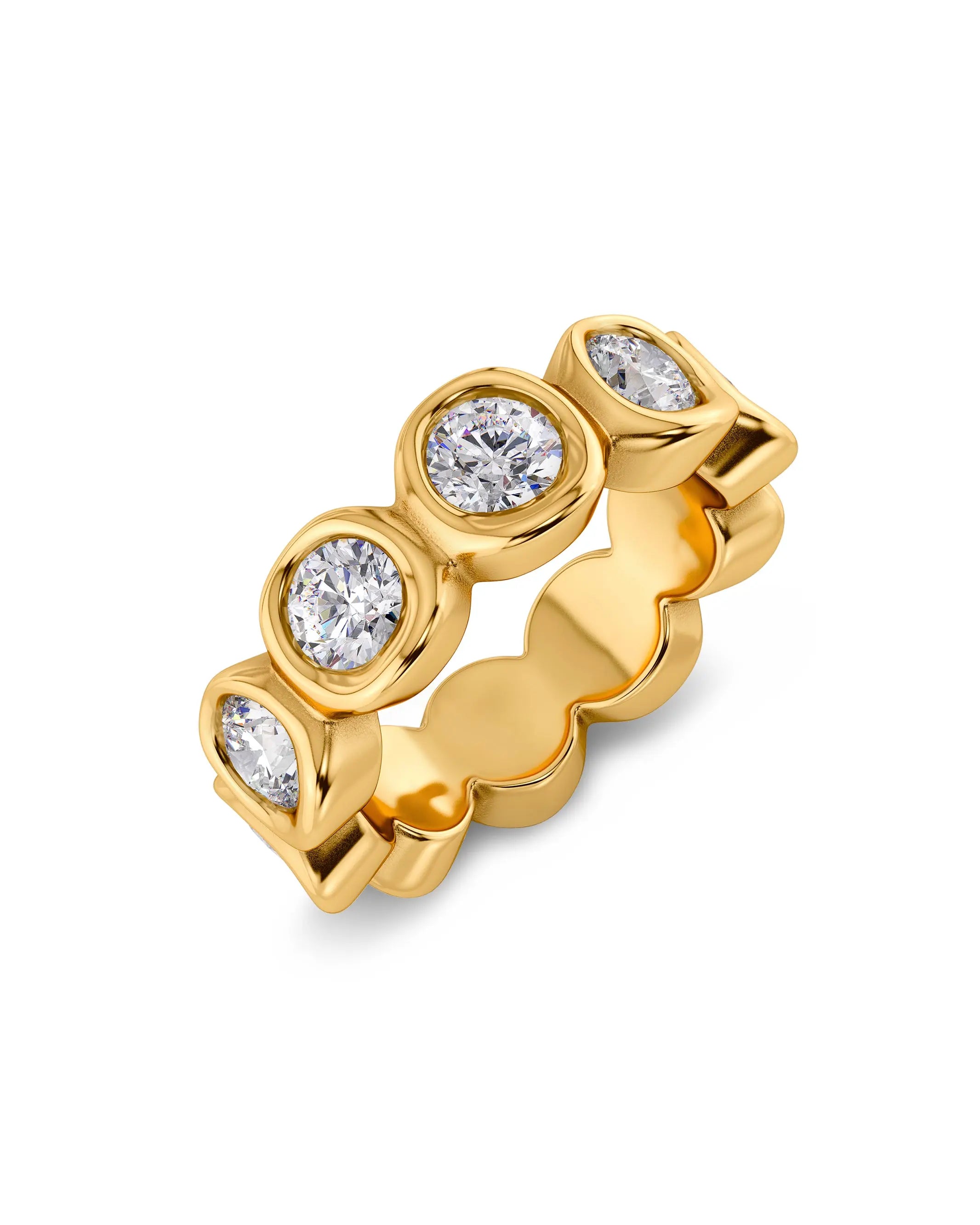 Ocean Gem Gold Ring Edblad