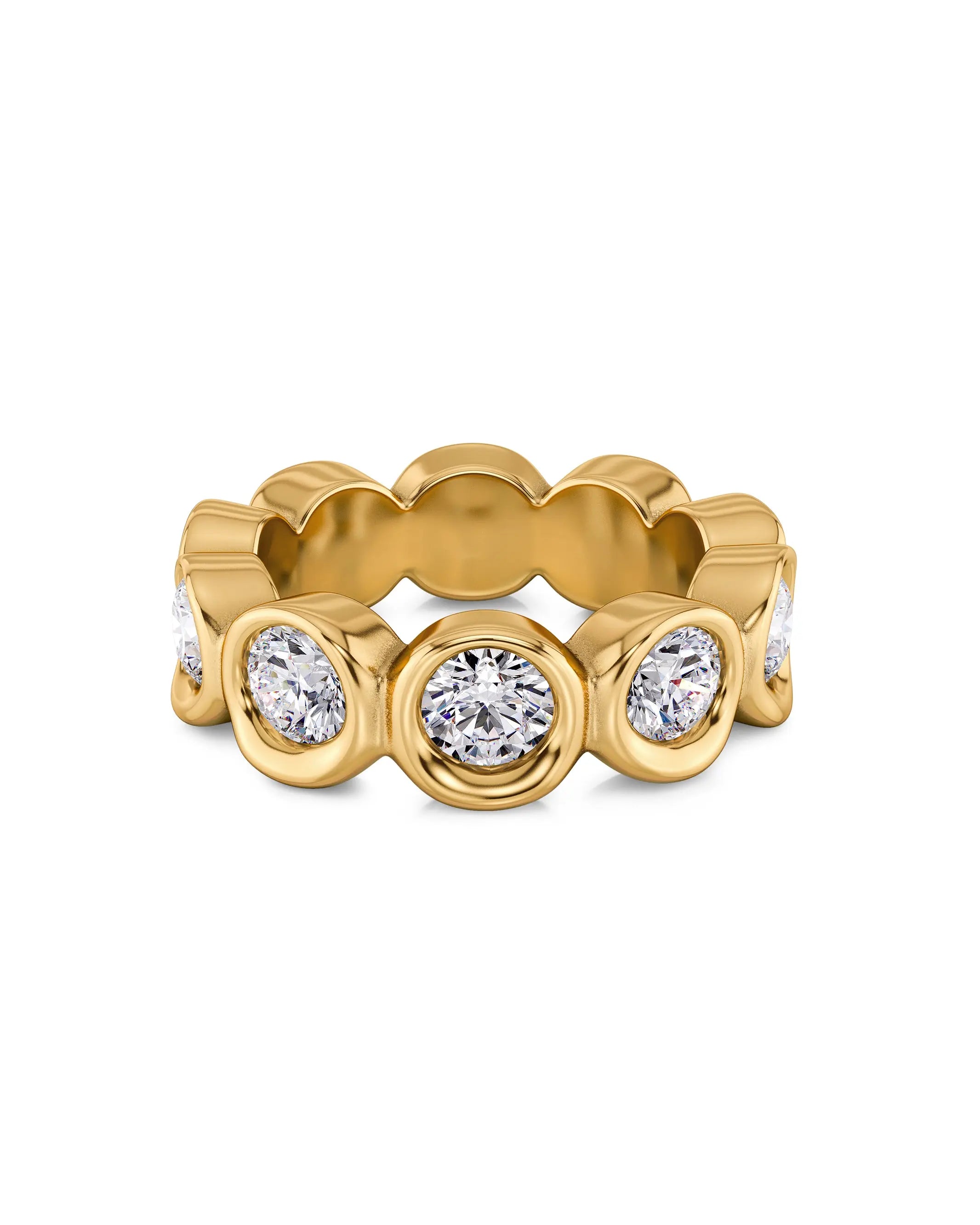 Ocean Gem Gold Ring Edblad