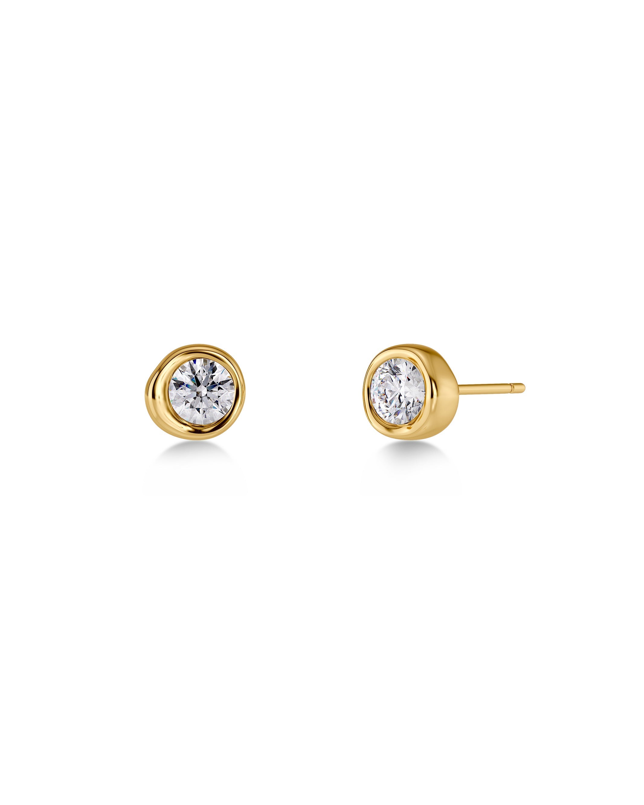 Ocean Gem Studs Gold Edblad NZ