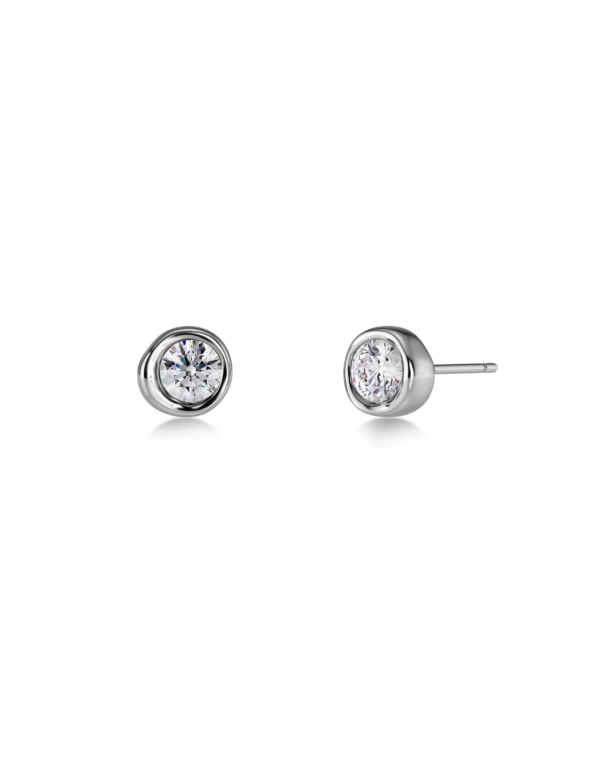 Ocean Gem Studs Silver EdbladNZ