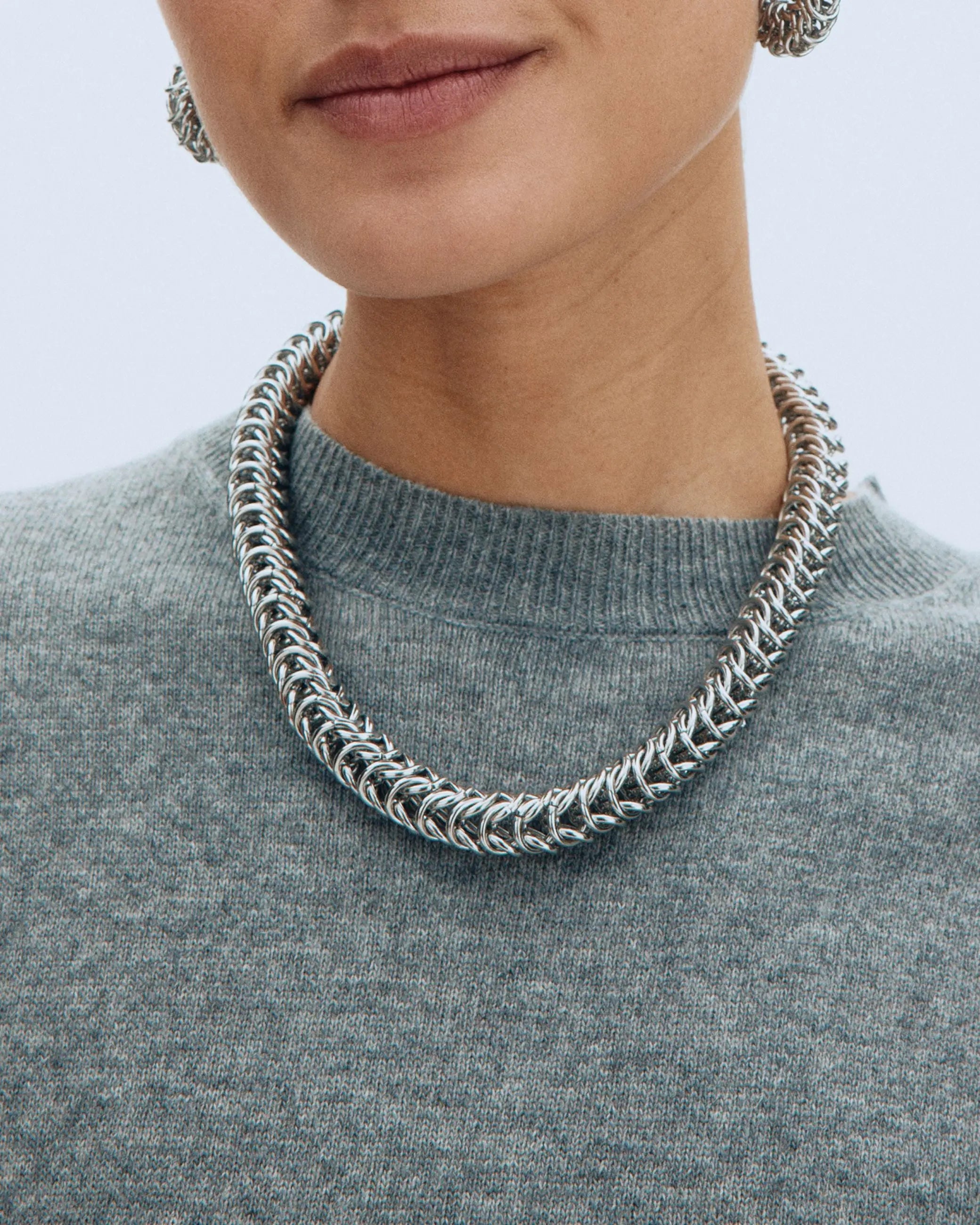 Palazzo Chain Necklace Steel Edblad