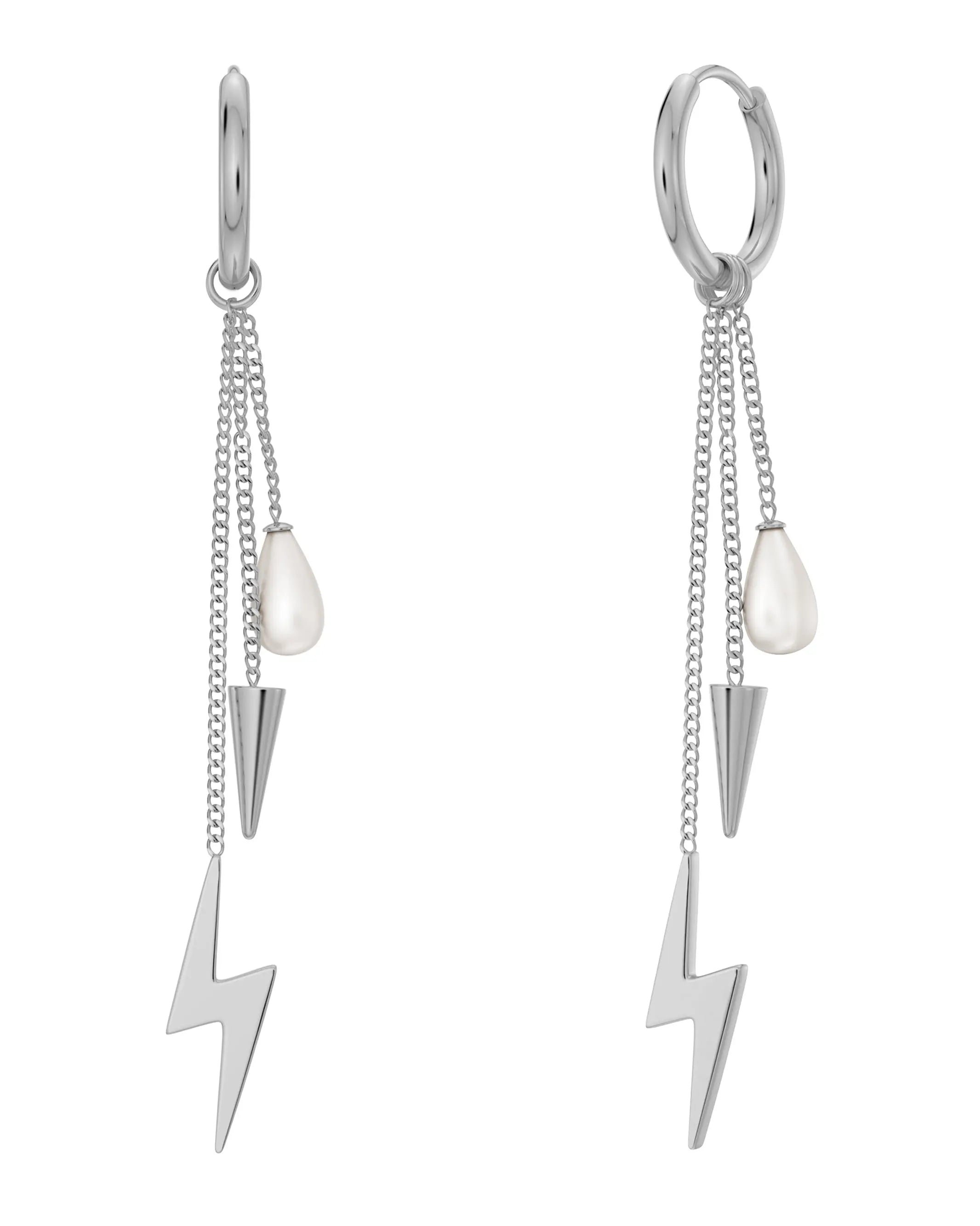 Peak Hoops Multi Silver Edblad