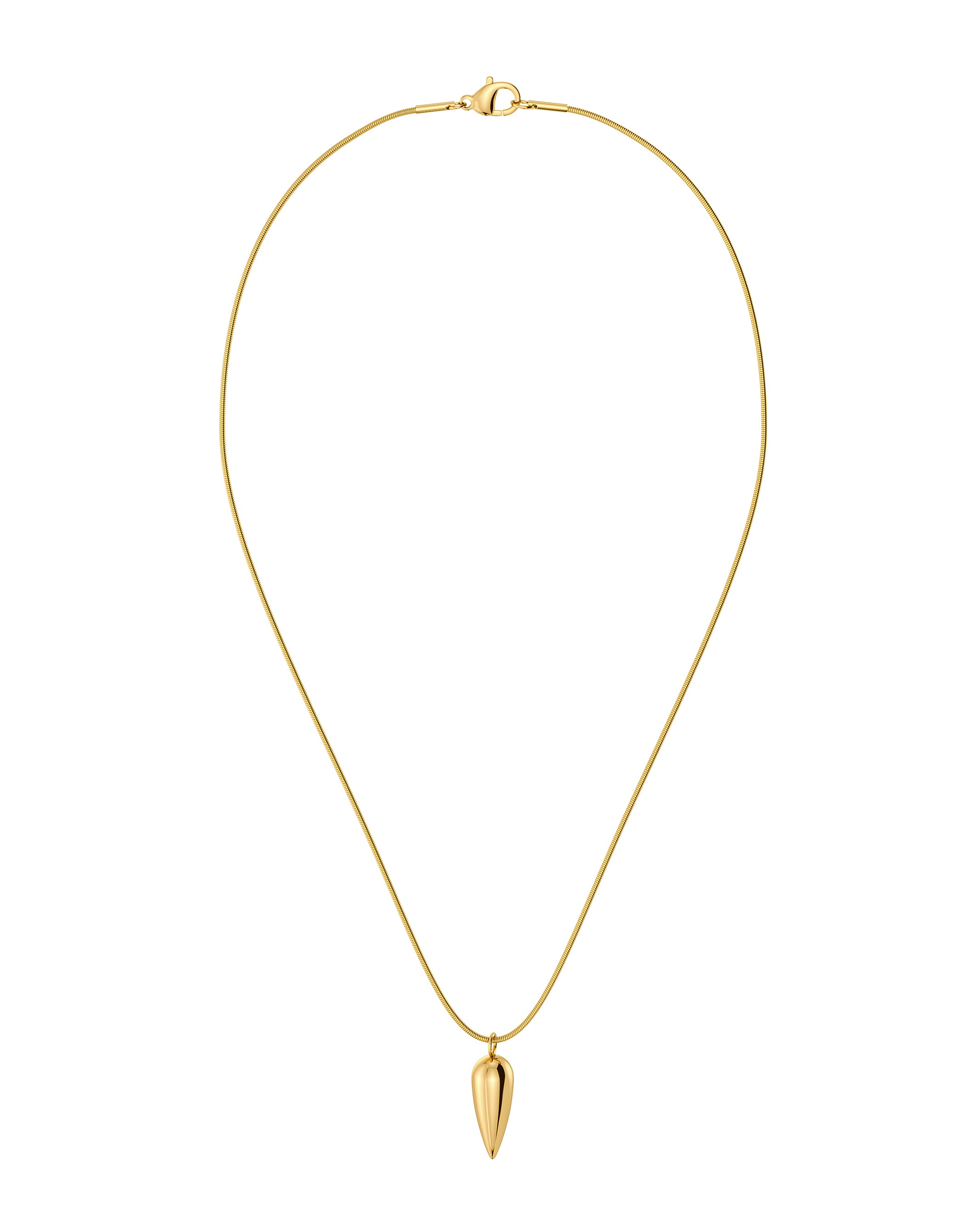 Peak Spike Necklace Gold