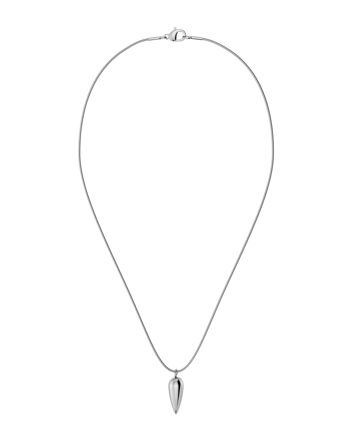 Peak Spike Necklace Silver