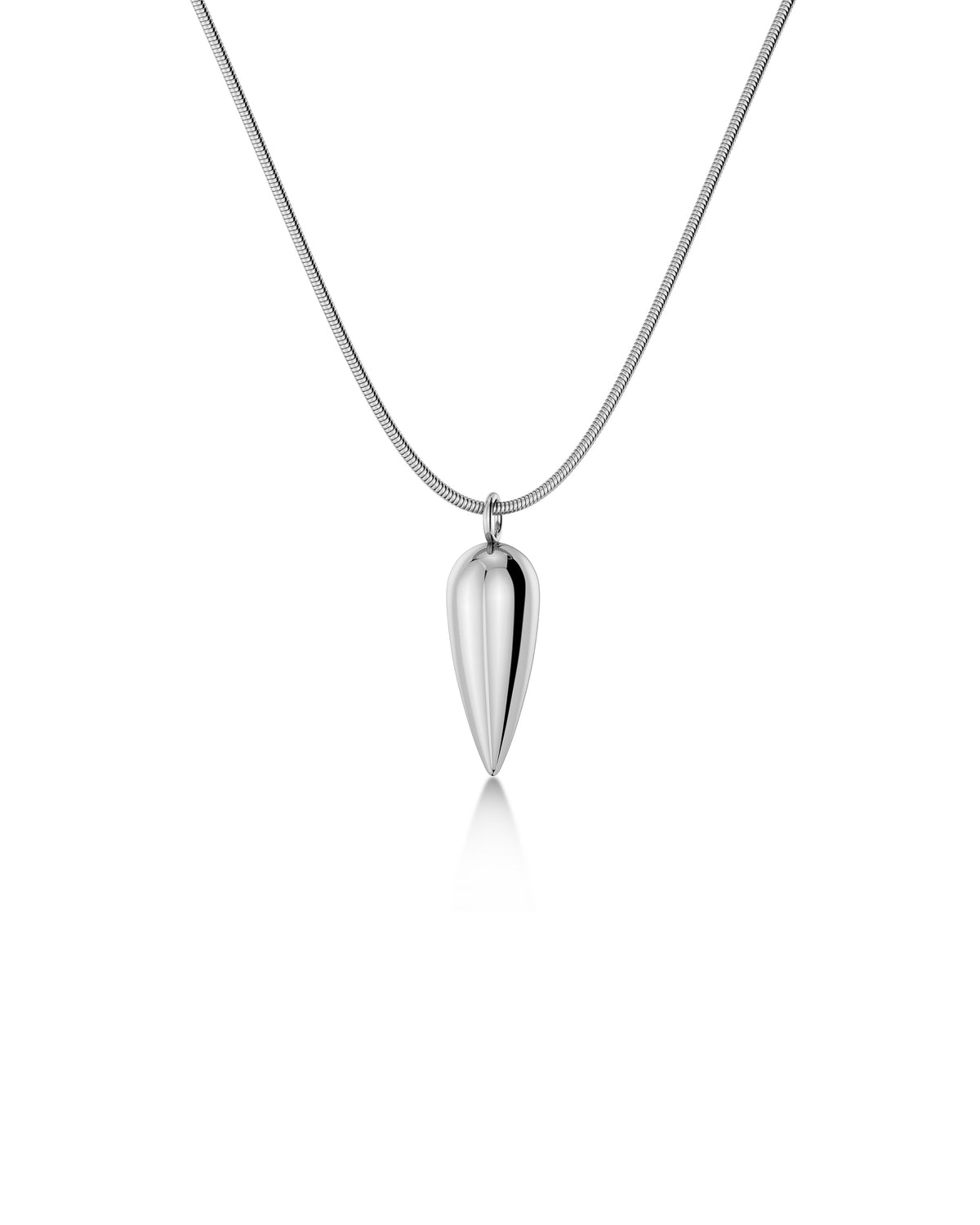 Peak Spike Necklace Silver