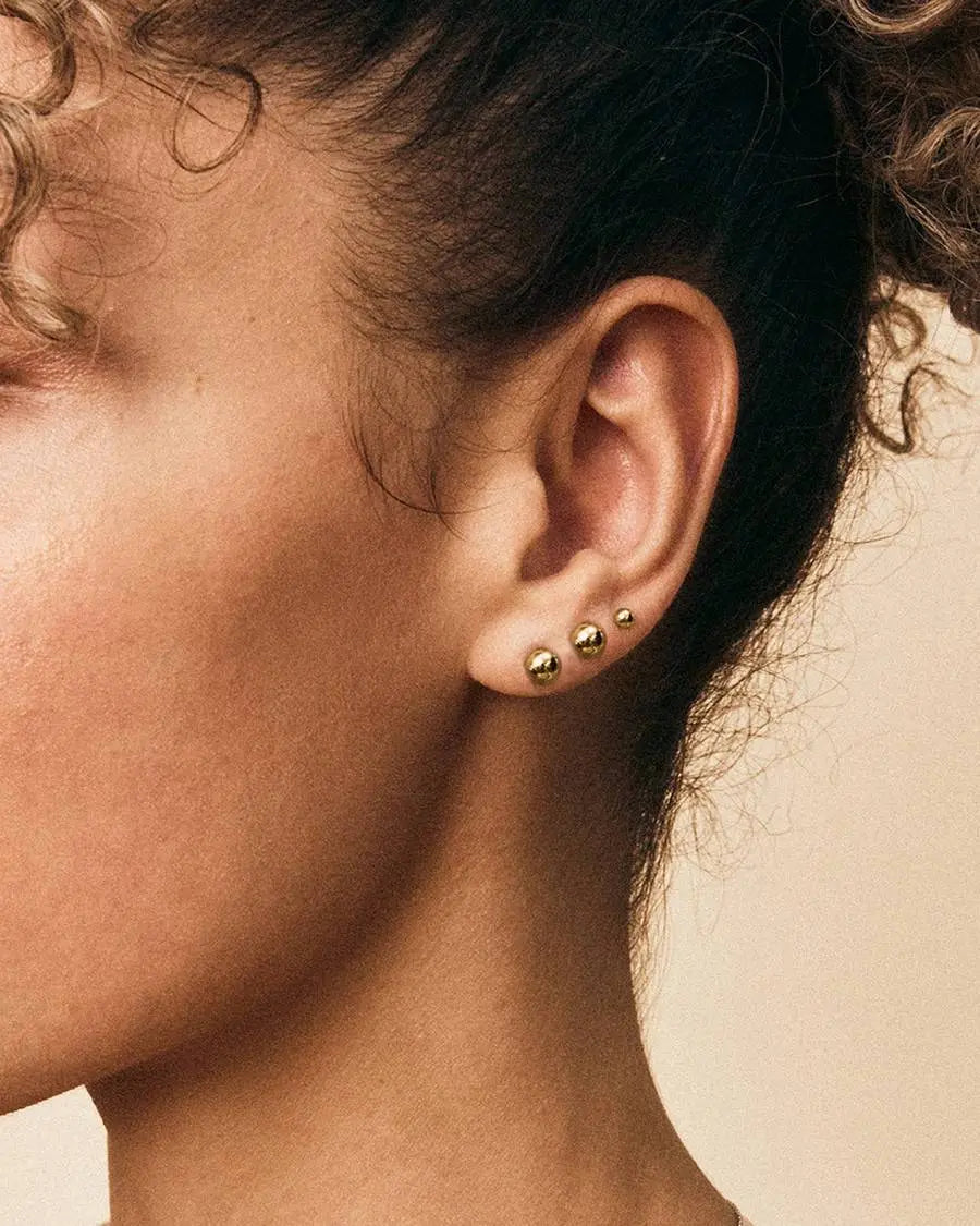 Plain Studs L Gold Edblad